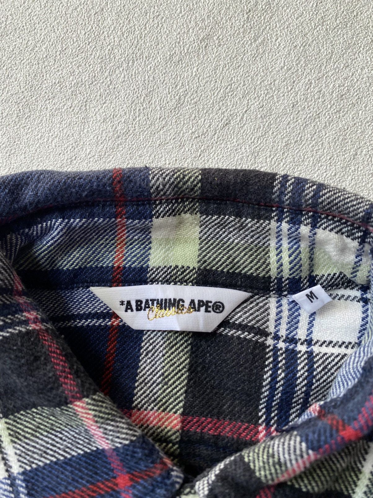 Bape Vintage Bape Flanel Shirt Size US M / EU 48-50 / 2 - 4 Thumbnail