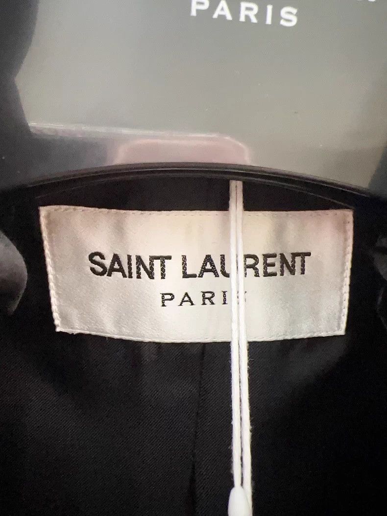 Saint Laurent Paris Saint Laurent Paris Long black blazer Size XS / US 0-2 / IT 36-38 - 3 Thumbnail