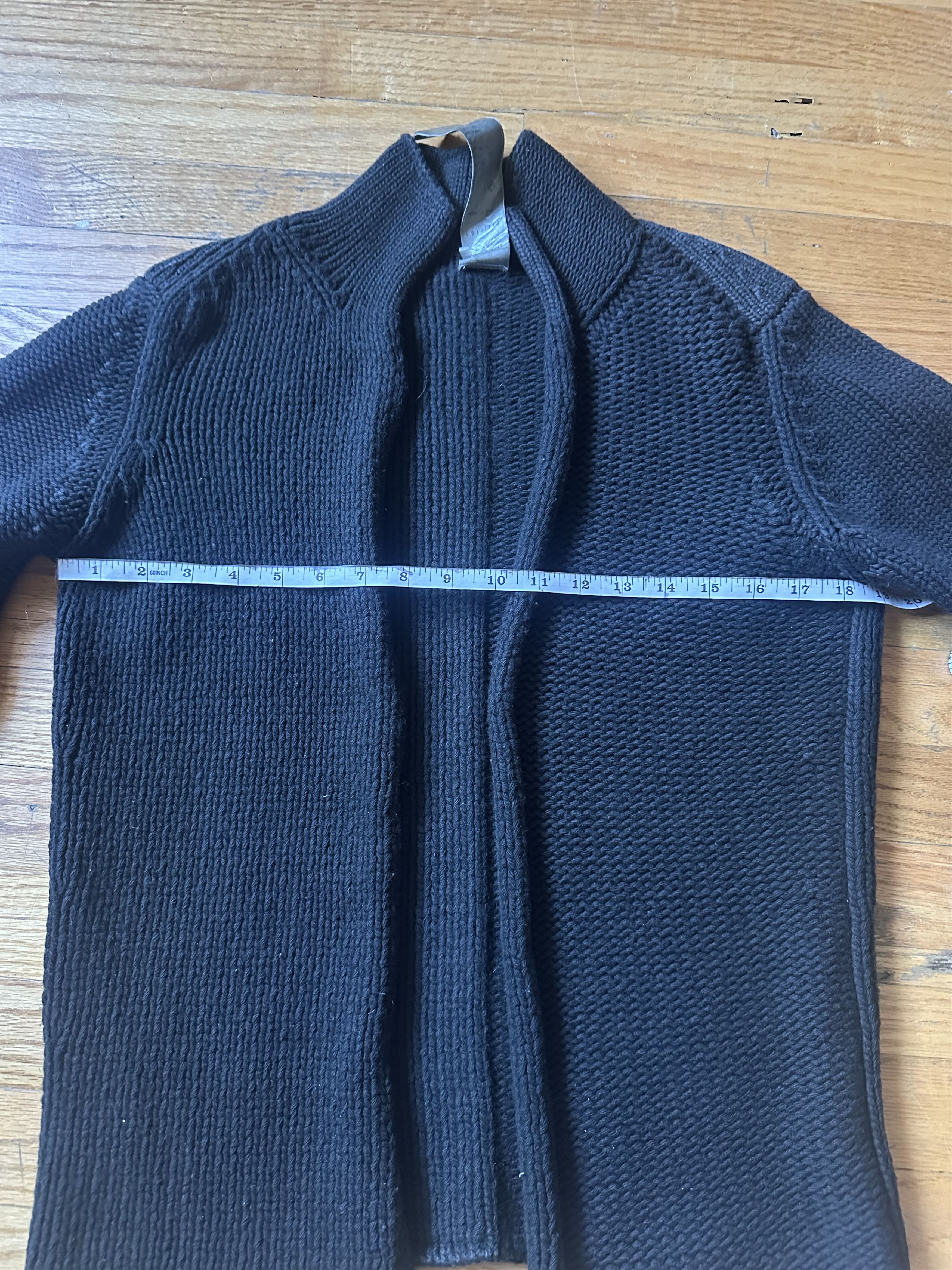 Lmaltieri heavy wool cardigan