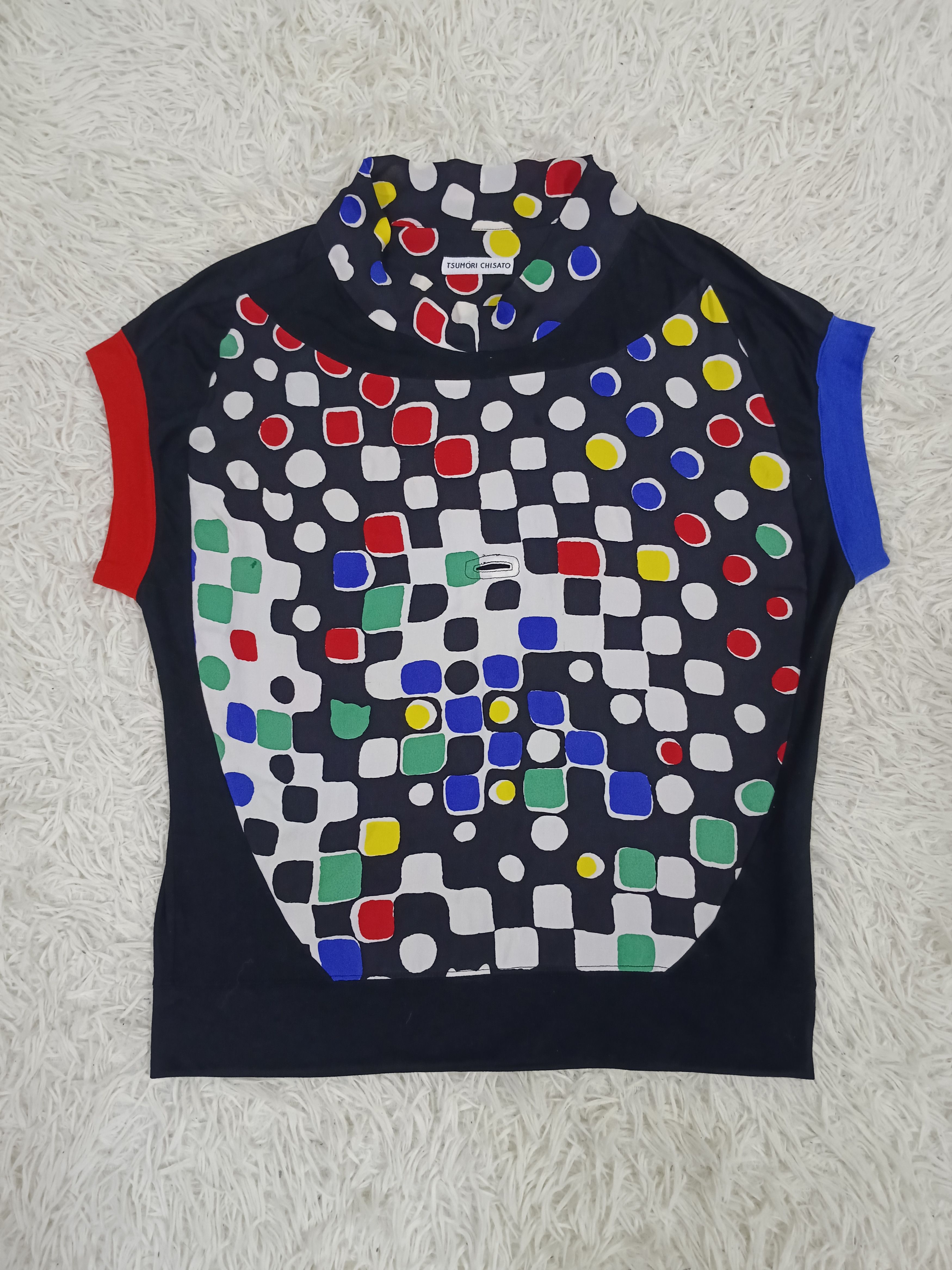 Tsumori Chisato TSUMORI CHISATO ISSEY MIYAKE POLKADOT SLEEVELESS Size M / US 6-8 / IT 42-44 - 1 Thumbnail