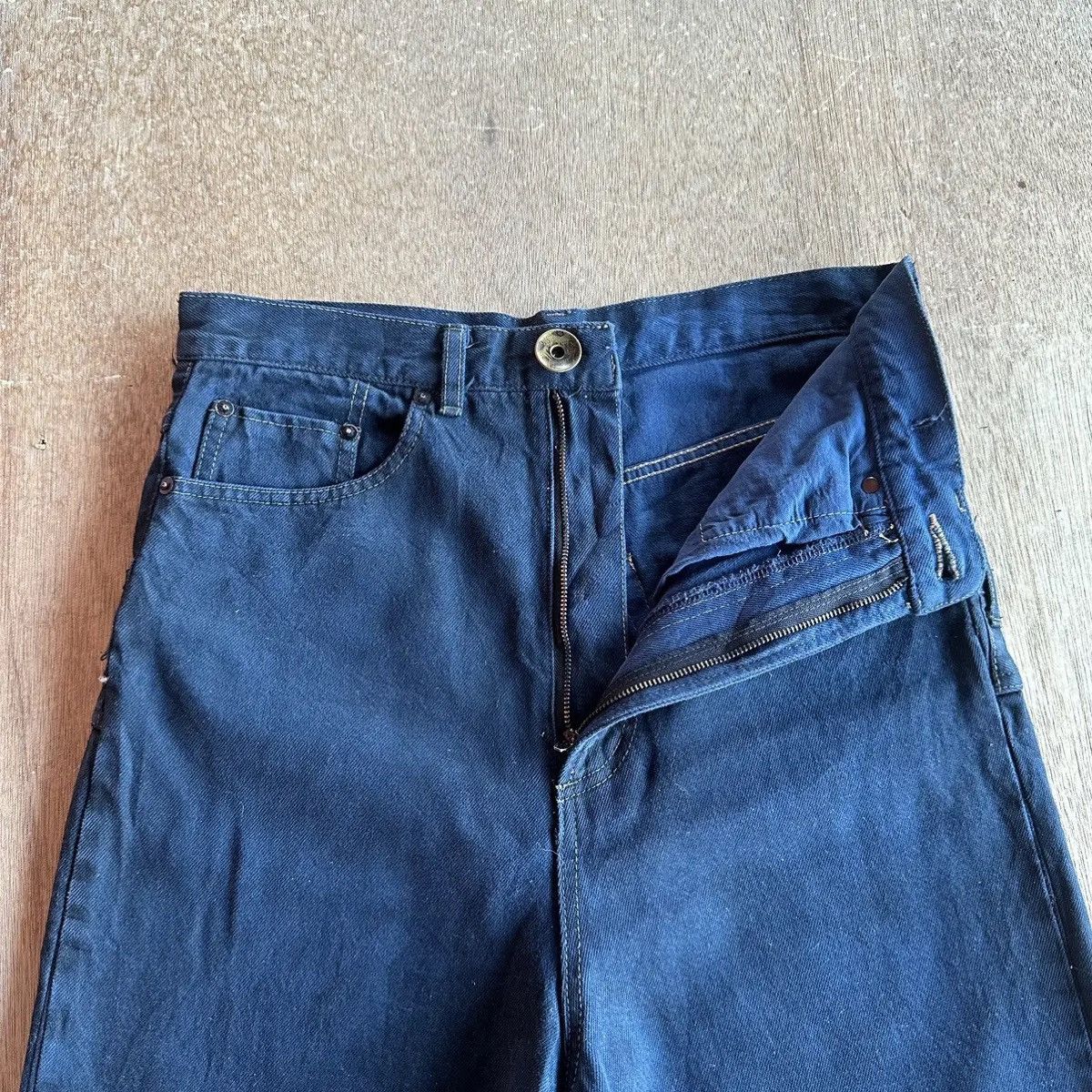 Maison MIHARA YASUHIRO RARE 💥 VINTAGE DOUBLE WAIST/LEGS DESIGNER BAGGY JEANS PANTS Size US 30 / EU 46 - 8 Thumbnail