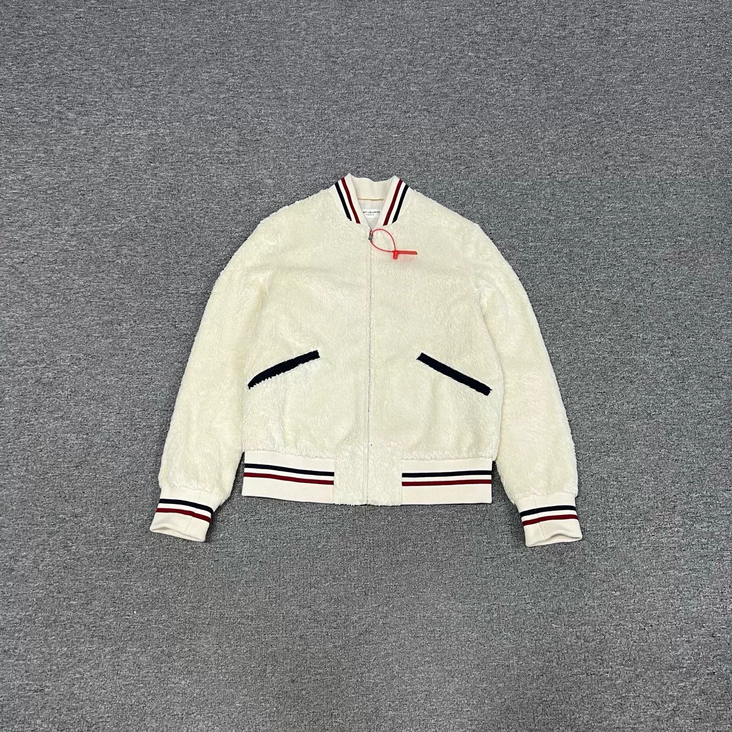 Saint Laurent Paris SLP Saint Laurent Teddy Baseball Jacket Size S / US 4 / IT 40 - 1 Thumbnail