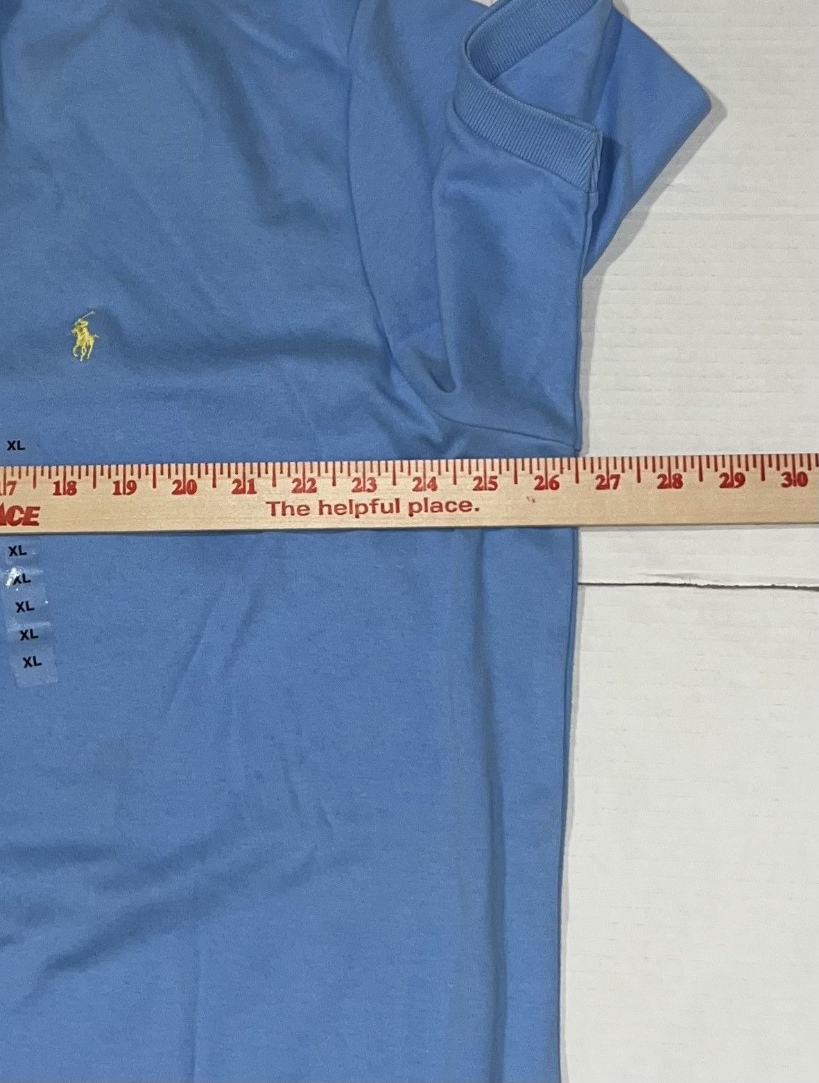 Polo Ralph Lauren Vintage 90s Polo Ralph Lauren Classic Polo Shirt Light Blue Size US XL / EU 56 / 4 - 7 Thumbnail