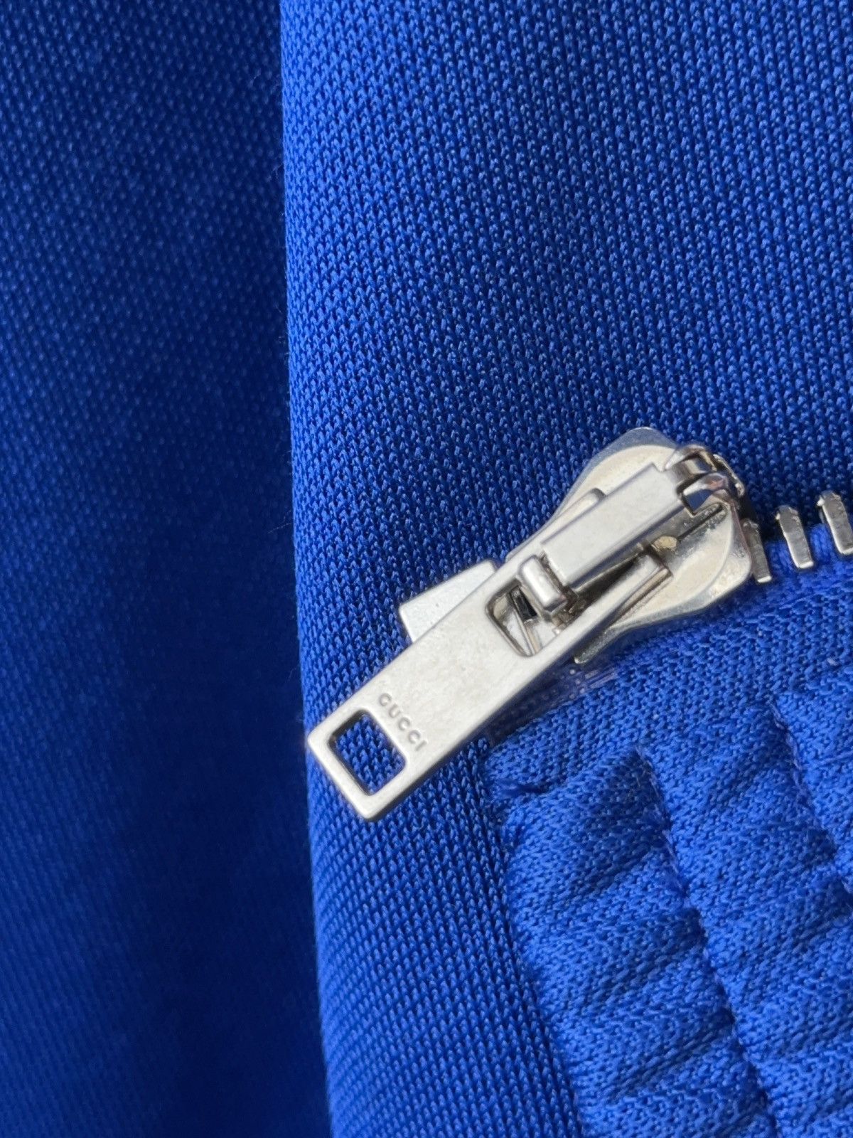 Adidas × Gucci Gucci x Adidas Blue Jersey Jacket Size US M / EU 48-50 / 2 - 20 Thumbnail