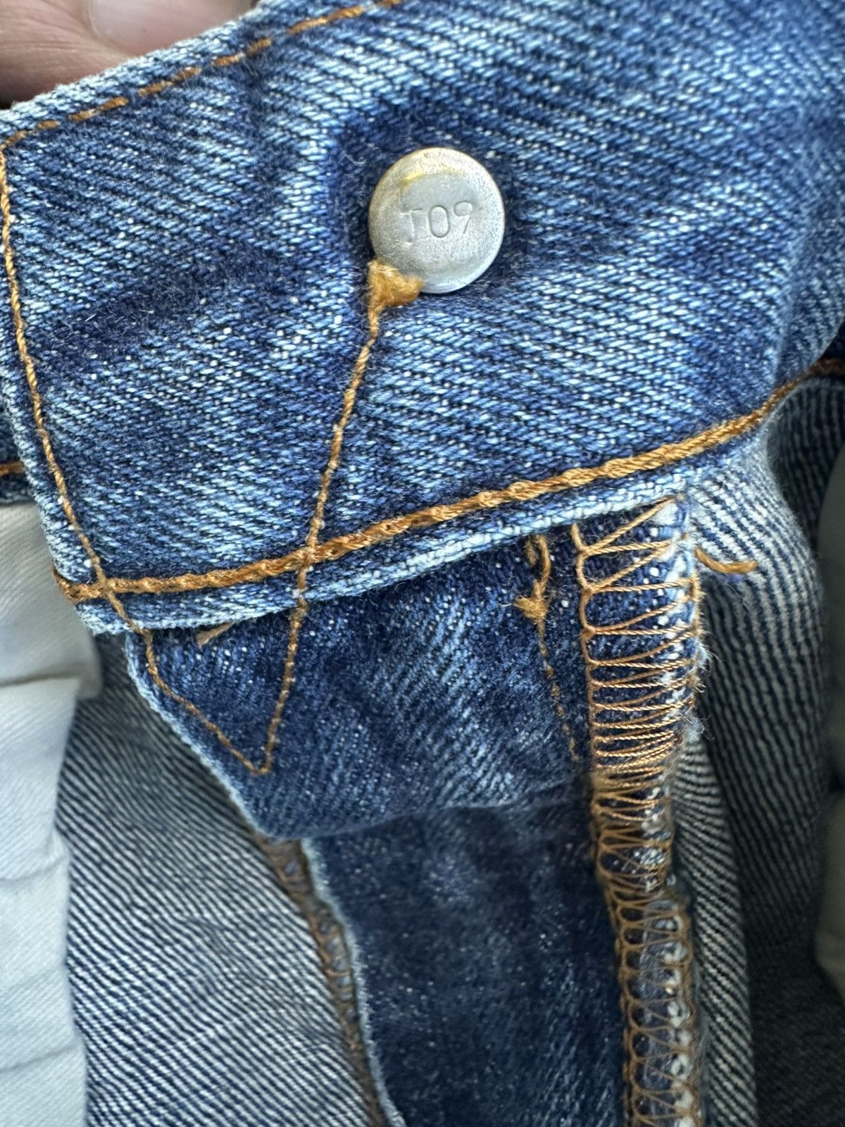 Levi's Vintage Clothing Vintage 90s Levis 502 XX Japan Big E Selvedge Jeans Denim Size US 33 - 24 Thumbnail