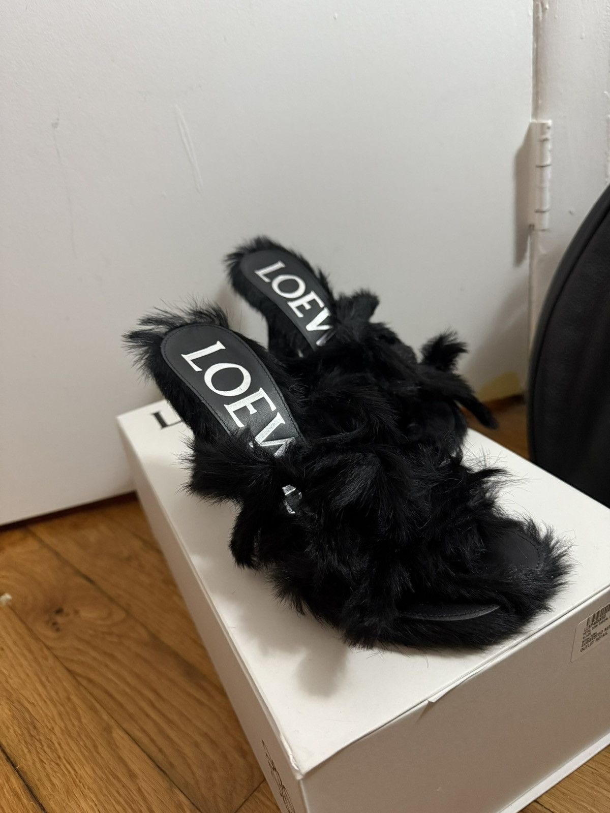 Loewe Fur Bow Kitten Heel Size US 6.5 / IT 36.5 - 4 Thumbnail