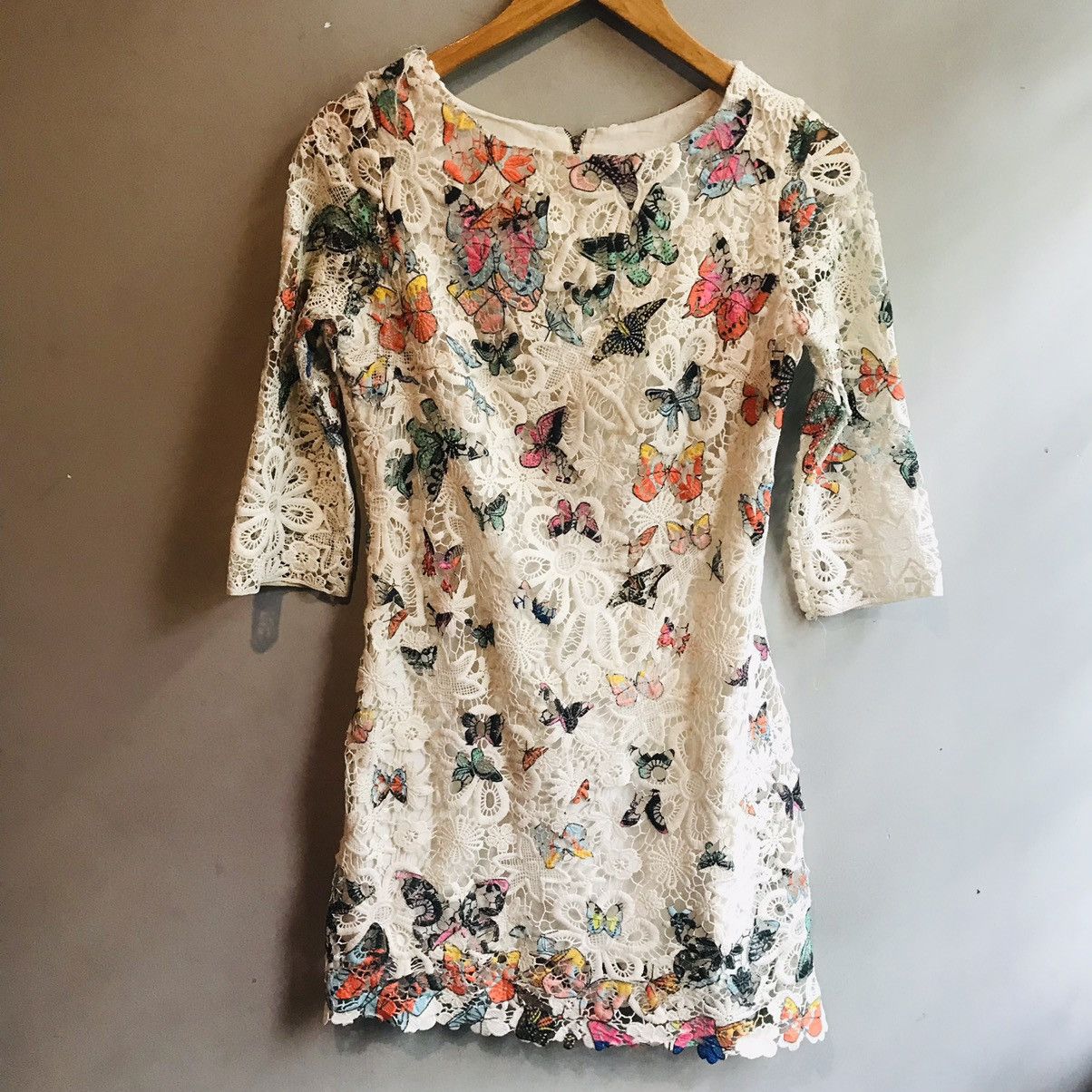 If Six Was Nine × Seditionaries Japanese Butterfly Lace Dress Size S / US 4 / IT 40 - 1 Thumbnail