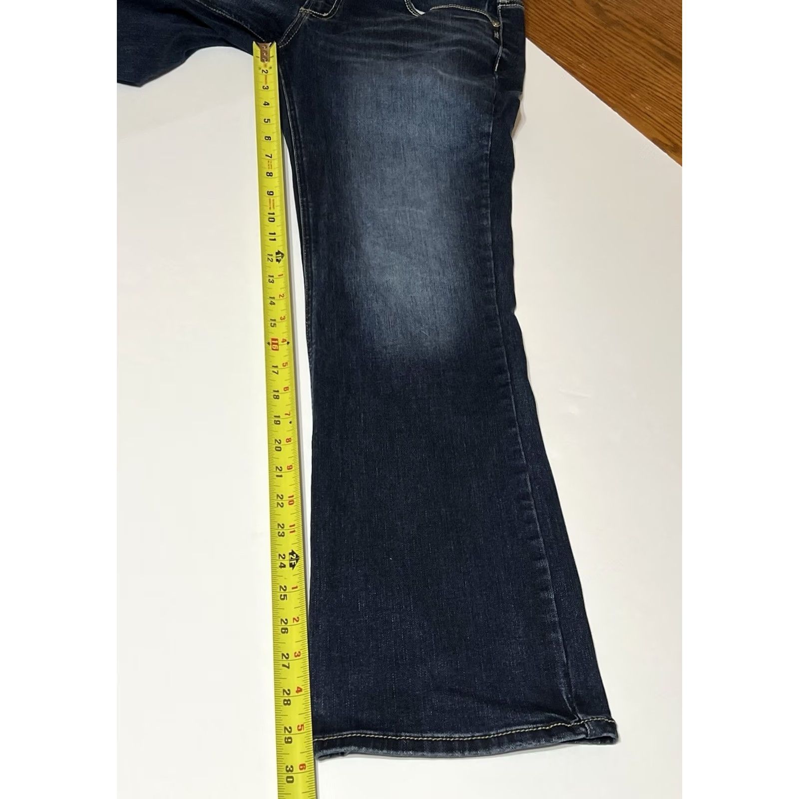 Silver Jeans Co. VINTAGE Silver Jeans Co Britt Slim Boot Jeans Womens 33x31 33x30 Blue Stretch Denim Embroidered Pockets Bootcut Size 24" / US 00 / IT 34 - 5 Thumbnail