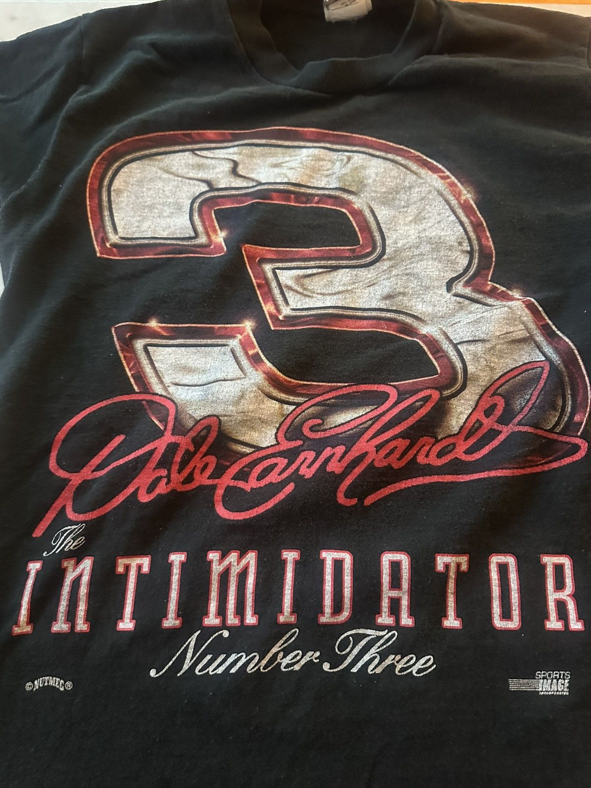 Nutmeg Dale Earnhardt the intimidator number 3 shirt Size US M / EU 48-50 / 2 - 3 Thumbnail