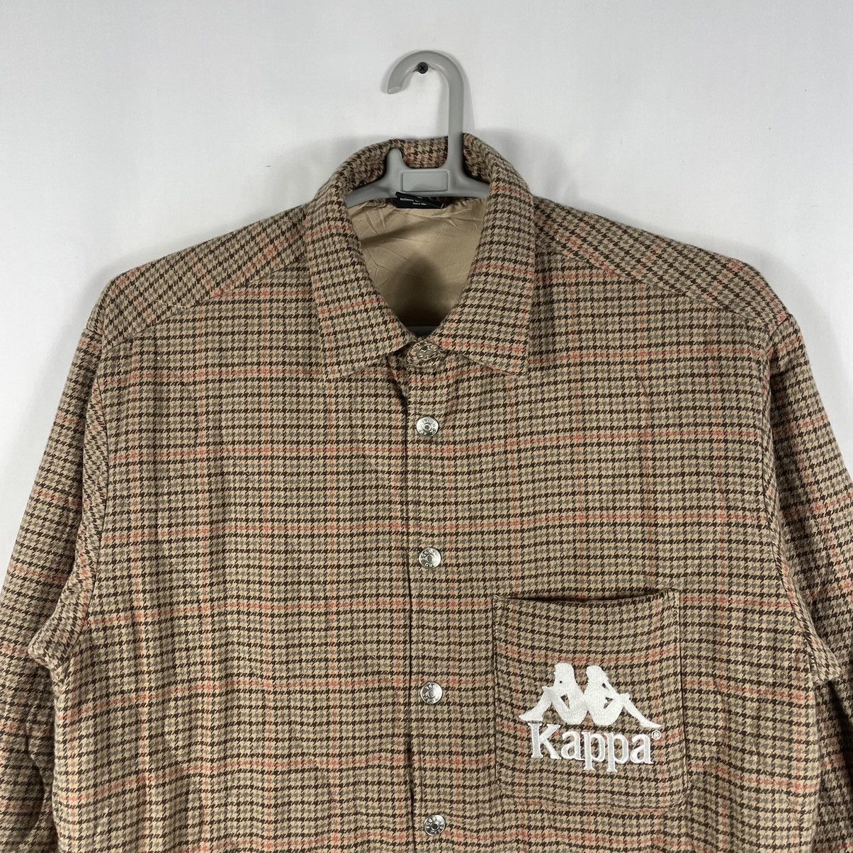 Kappa 🔥Rare🔥Kappa X GU Checkerd Plaid Styles Snap Buttons Jacket Size US M / EU 48-50 / 2 - 2 Thumbnail