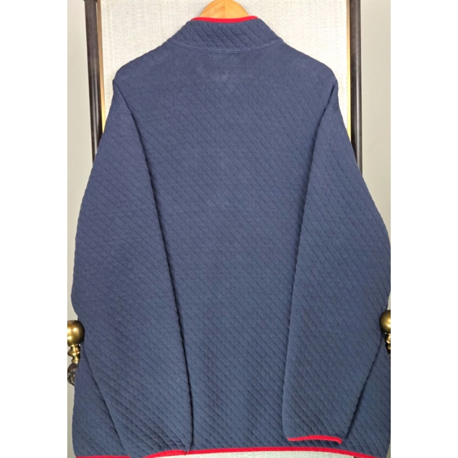 Brooks Brothers Brooks Brothers Men's 2XLT Quilted 1/2 Zip Pullover Sweatshirt Gray Cotton/Poly Size US XXL / EU 58 / 5 - 5 Thumbnail