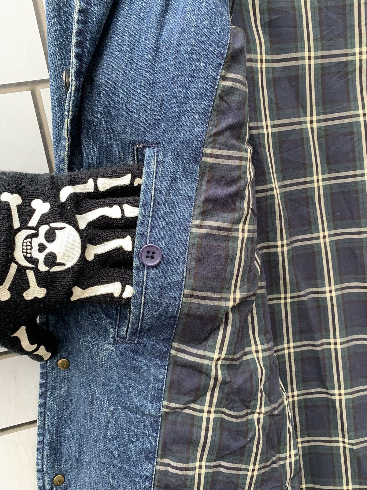 Japanese Brand × Vintage Vintage Japanese Brand MACCHIO Denim Jacket Size US L / EU 52-54 / 3 - 10 Thumbnail