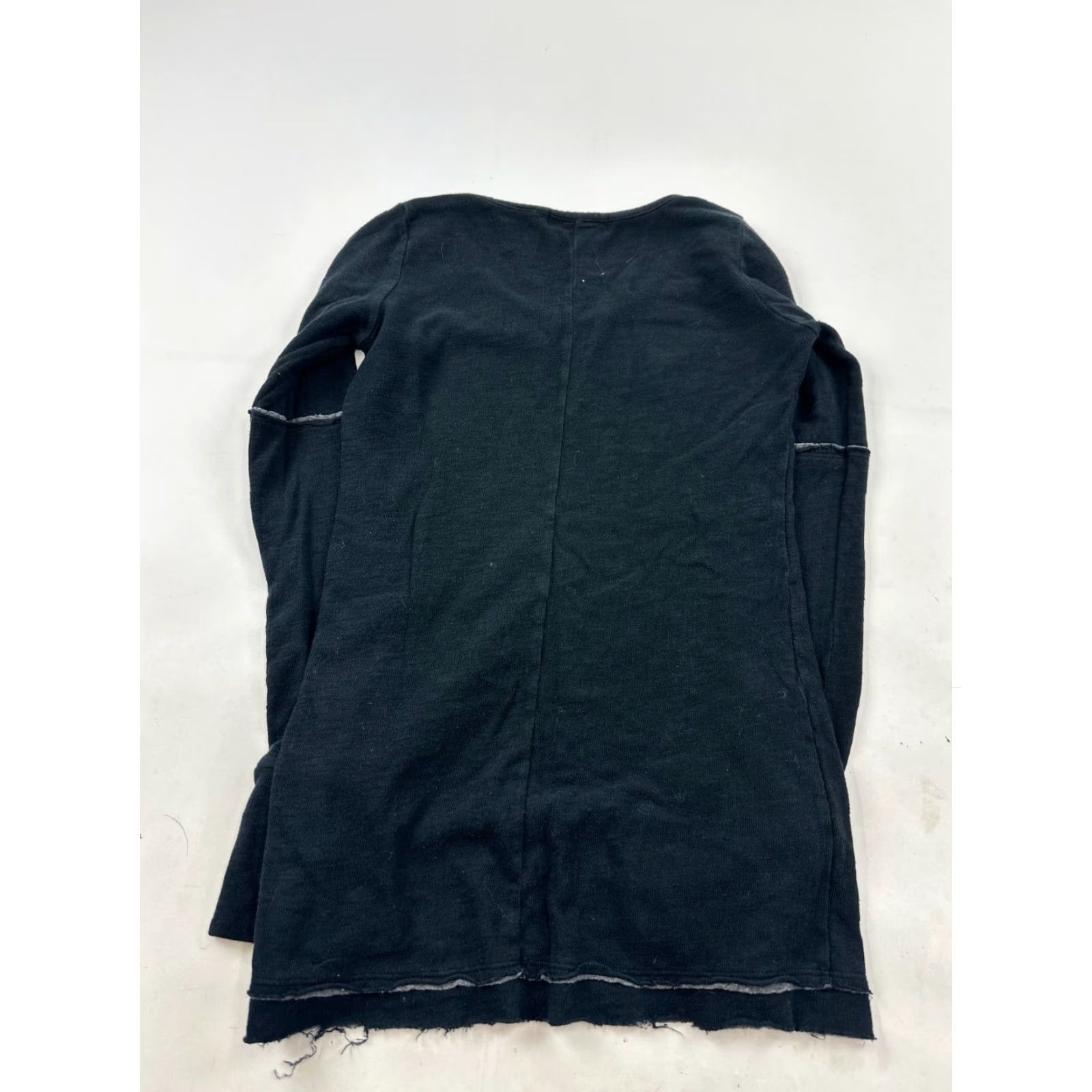 Vintage VINTAGE Able Shirt Womens Small Black Round Neck Pullover Knit T-Shirt Raglan Sleeve Stretch Cuff Size S / US 4 / IT 40 - 2 Thumbnail