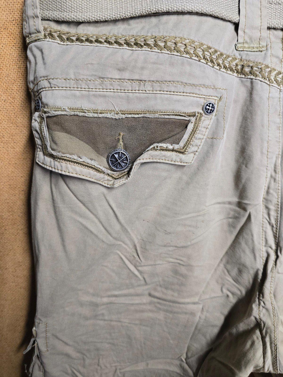 Affliction Affliction Men's Cargo Shorts 34" Waist w/Matching Belt Y2K Size US 34 / EU 50 - 8 Thumbnail