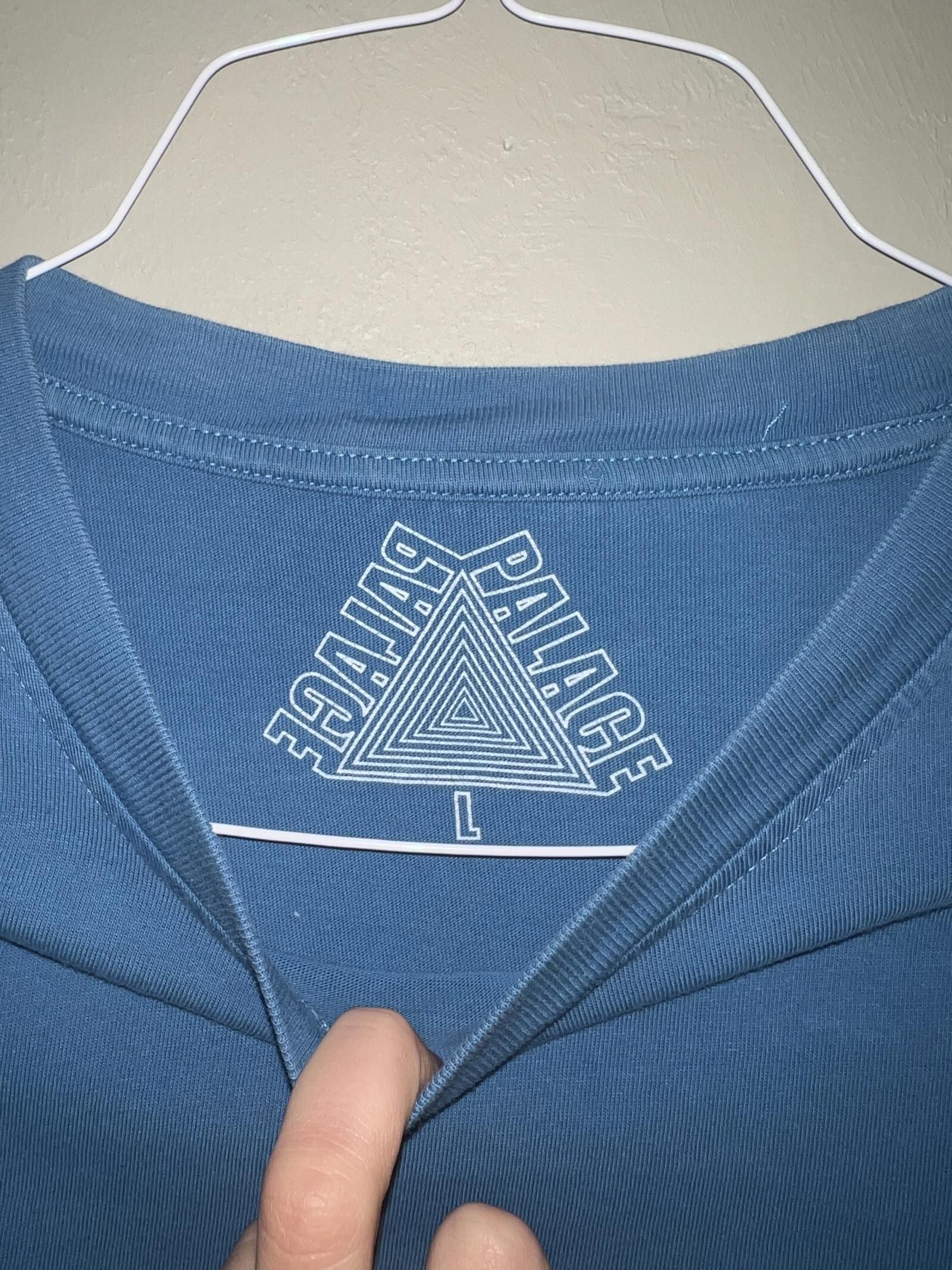 Palace Palace Blue Greek Lettering Longsleeve L Size US L / EU 52-54 / 3 - 2 Thumbnail