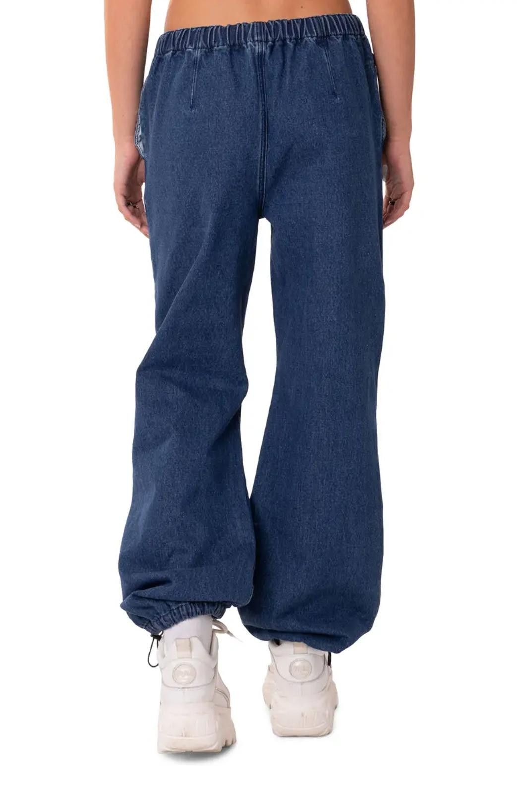 Other Edikted Lorelai Oversized Cargo Jeans Size Medium Size 32" / US 10 / IT 46 - 2 Thumbnail