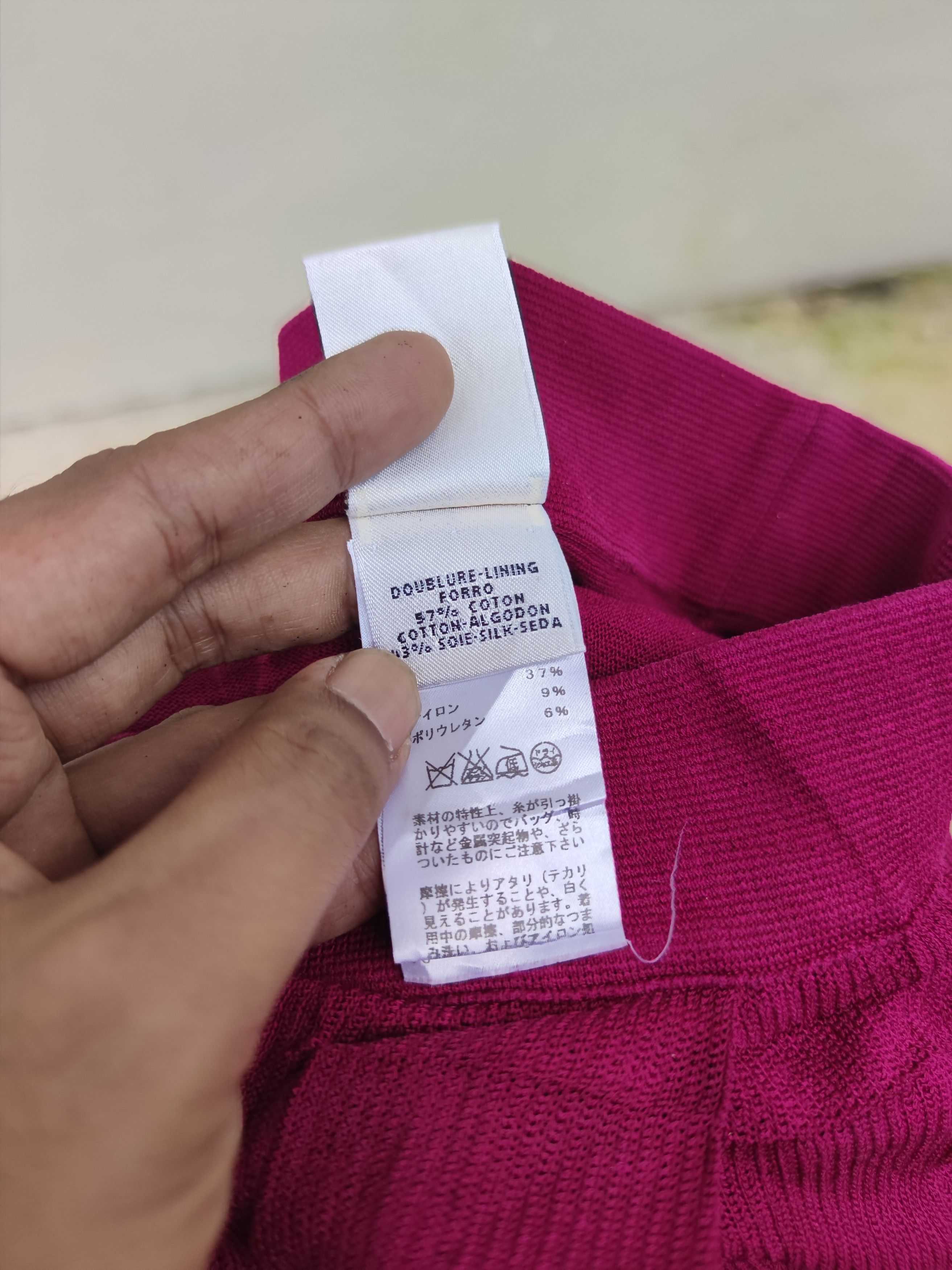 Hermes Authentic Hermes Paris Silk Cotton Blend Skirt Made in Italy Size 24" / US 00 / IT 34 - 3 Thumbnail