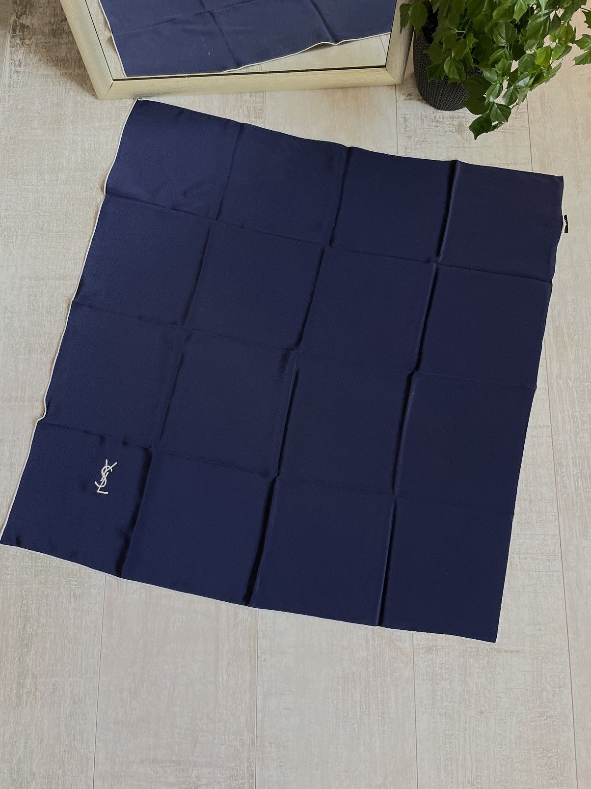 Vintage × Yves Saint Laurent YSL 80’s Yves Saint Laurent Vintage Silk Scarf VERY RARE Size ONE SIZE - 1 Thumbnail
