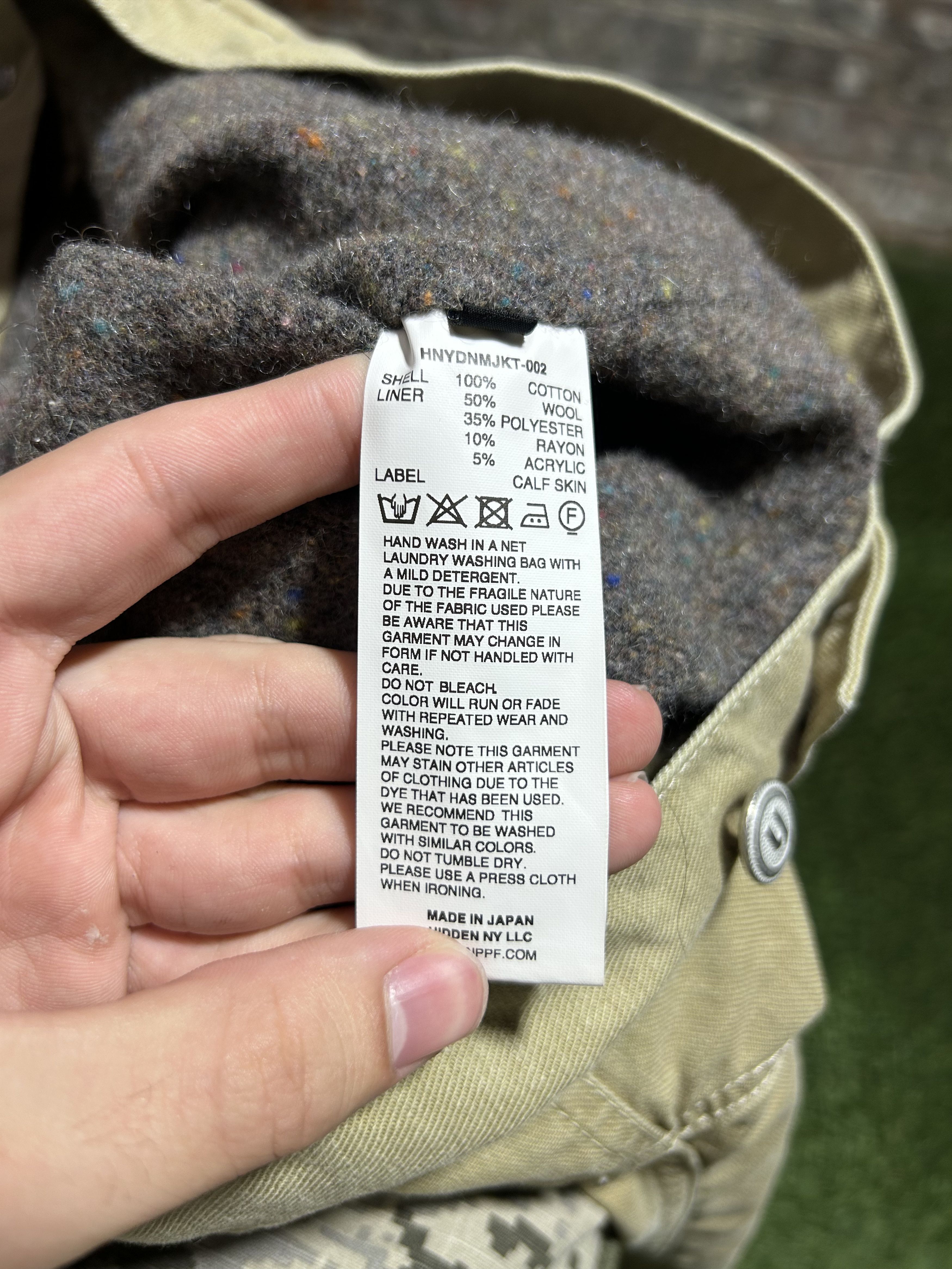 HIDDEN Hidden NY Type 2 Khaki Jacket Size US L / EU 52-54 / 3 - 7 Thumbnail