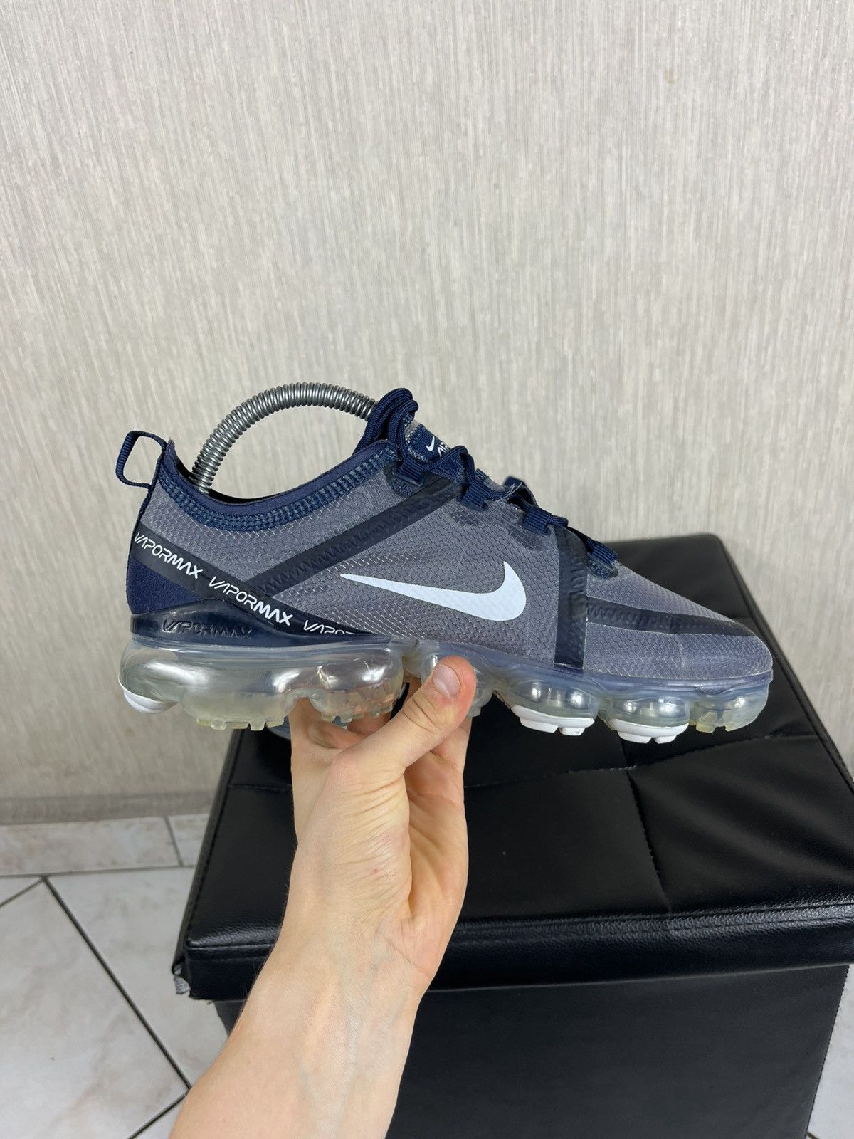 Nike Nike air vapormax 2019 obsidian pure platinum sneakers shoes Size US 7 / EU 40 - 16 Thumbnail