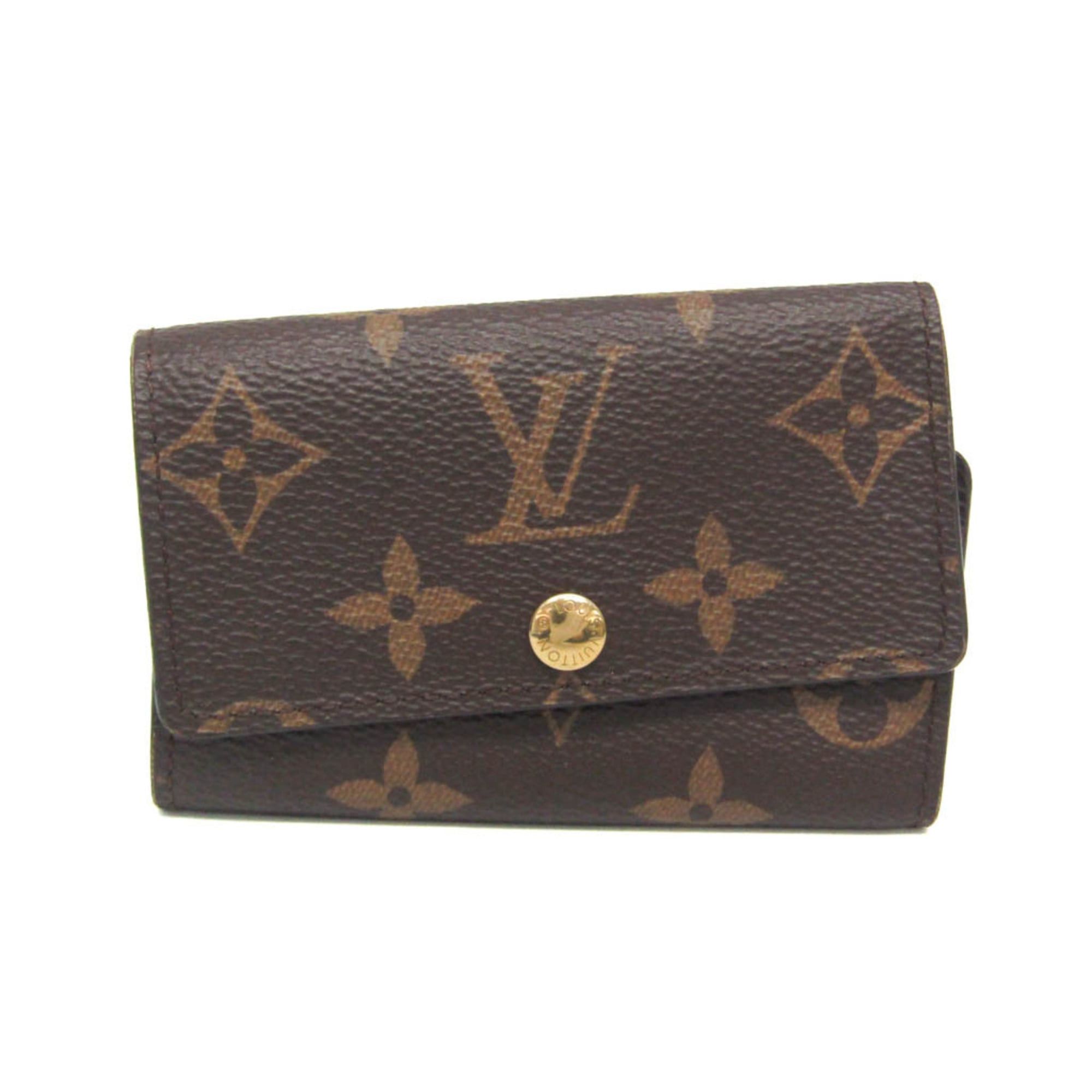 Louis Vuitton Louis Vuitton Monogram Key Holder 6 M62630 Men,Women Monogram Key Case Brown Size ONE SIZE - 1 Thumbnail
