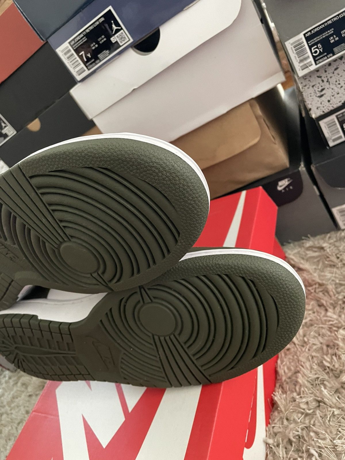 Nike Nike Dunk High Cargo Khaki Size US 14 / EU 47 - 9 Thumbnail