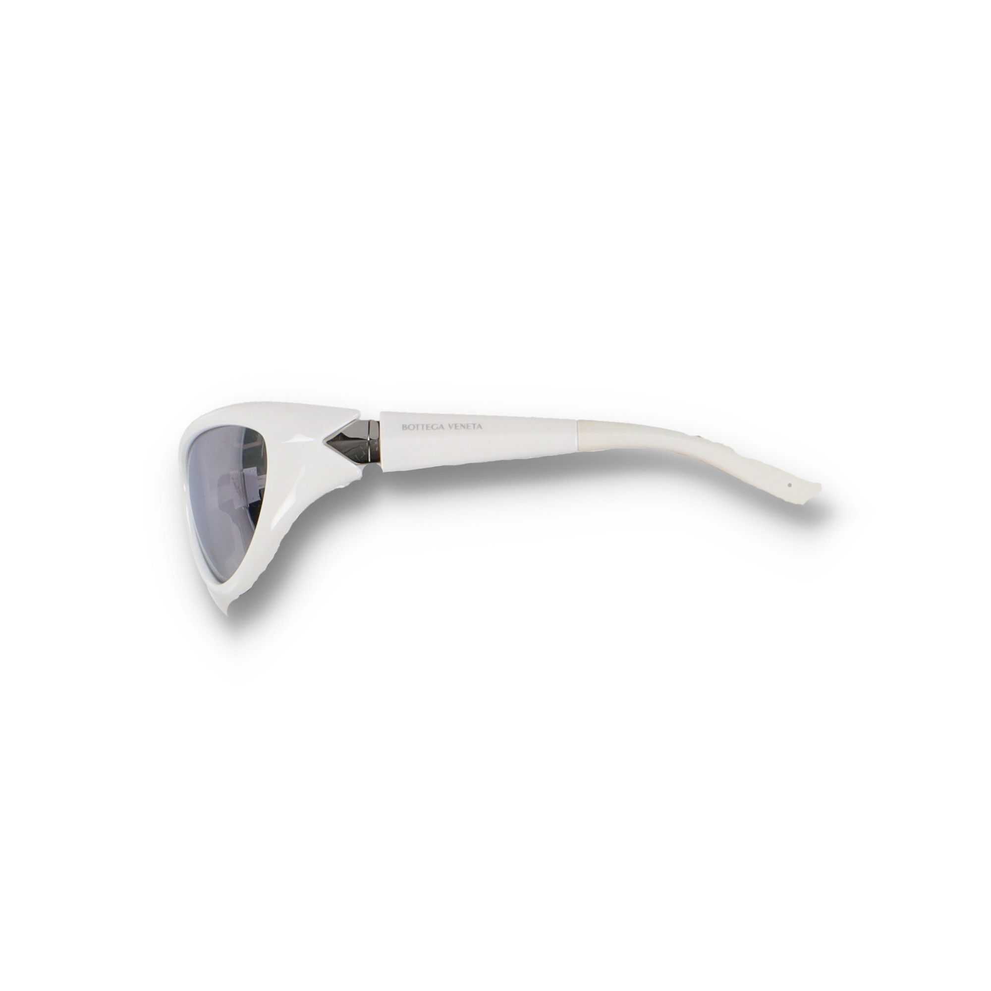 Bottega Veneta White BV1247S Sporty Cat Eye Acetate Sunglasses Size ONE SIZE - 5 Thumbnail