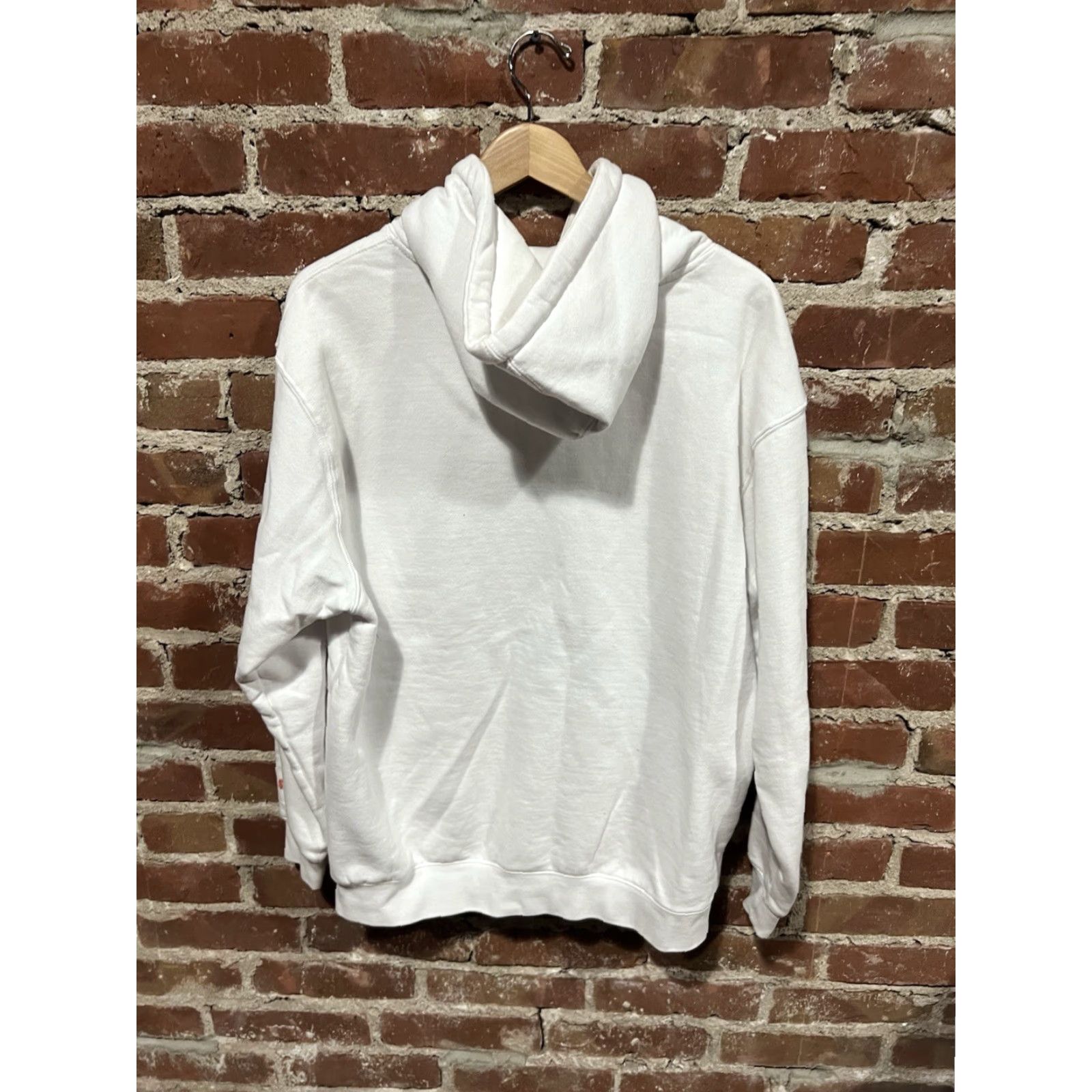 Vintage Full Send Happy Dad Mens White Pullover Hooded Sweatshirt Size Large Size US L / EU 52-54 / 3 - 2 Thumbnail