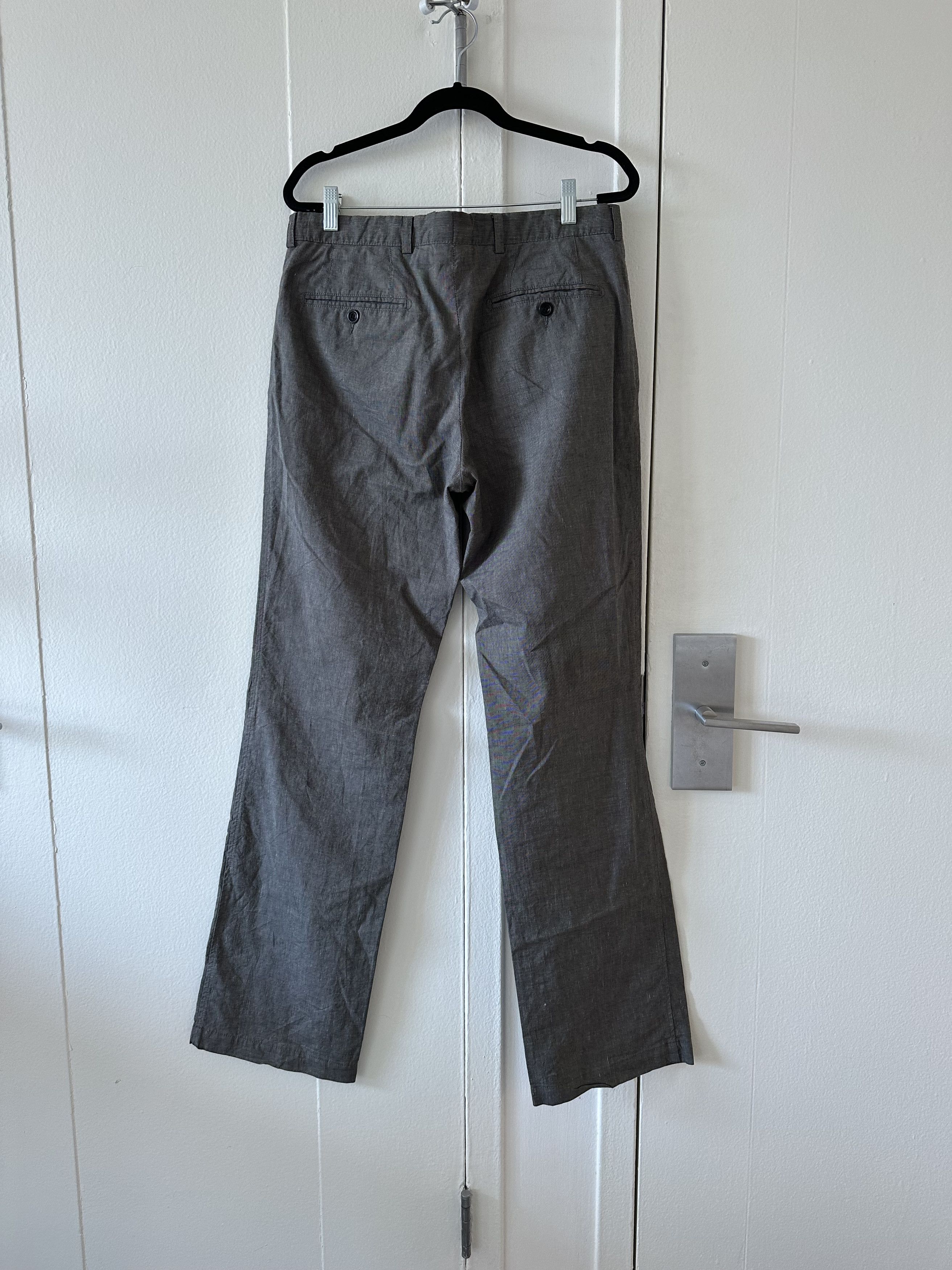 Dries Van Noten Dries Van Noten Linen/Cotton Blend Trousers Size 32 - 3 Thumbnail