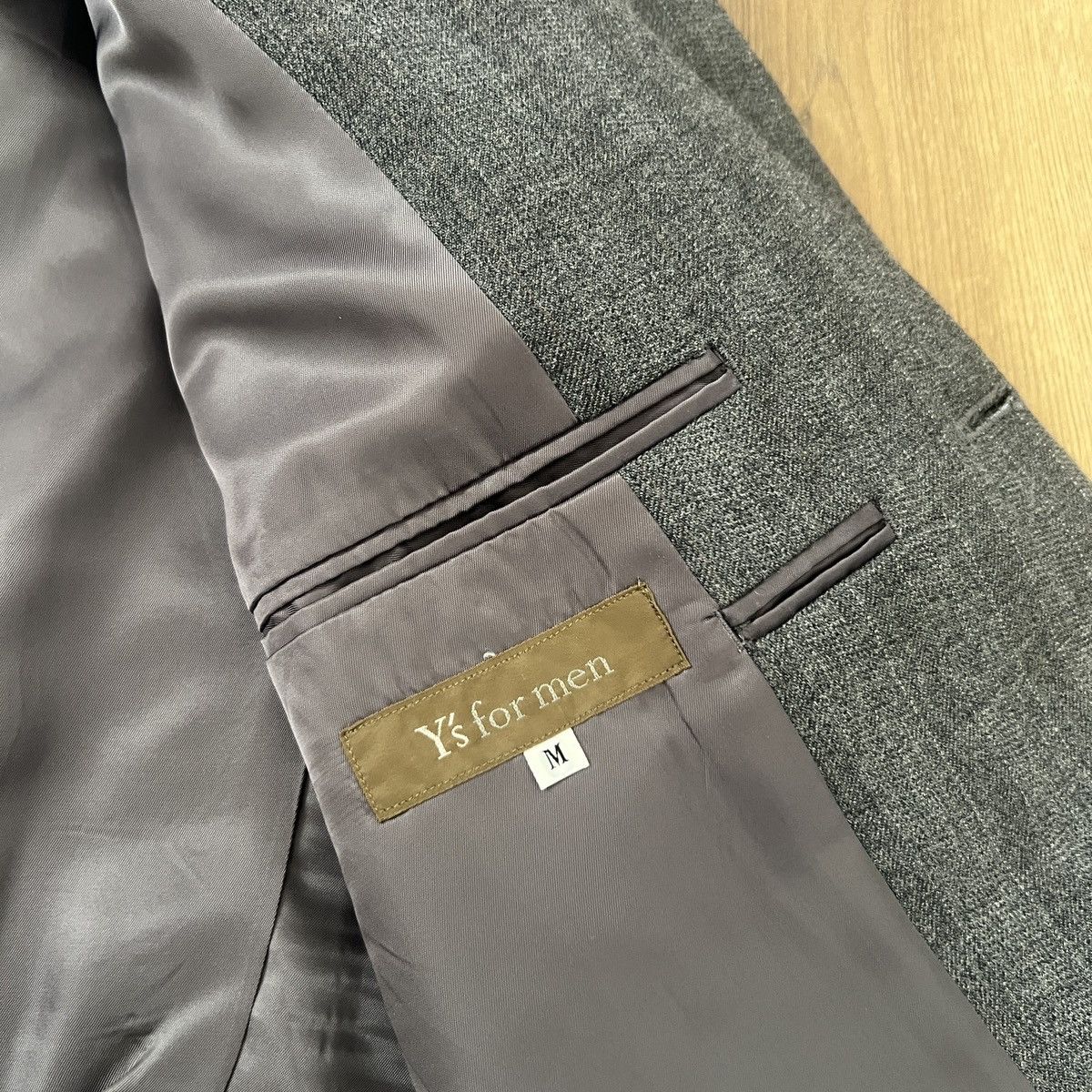 Y's for Men Yohi Yamamoto Y’s for Men Wool Striped Blazer Size 40R - 3 Thumbnail