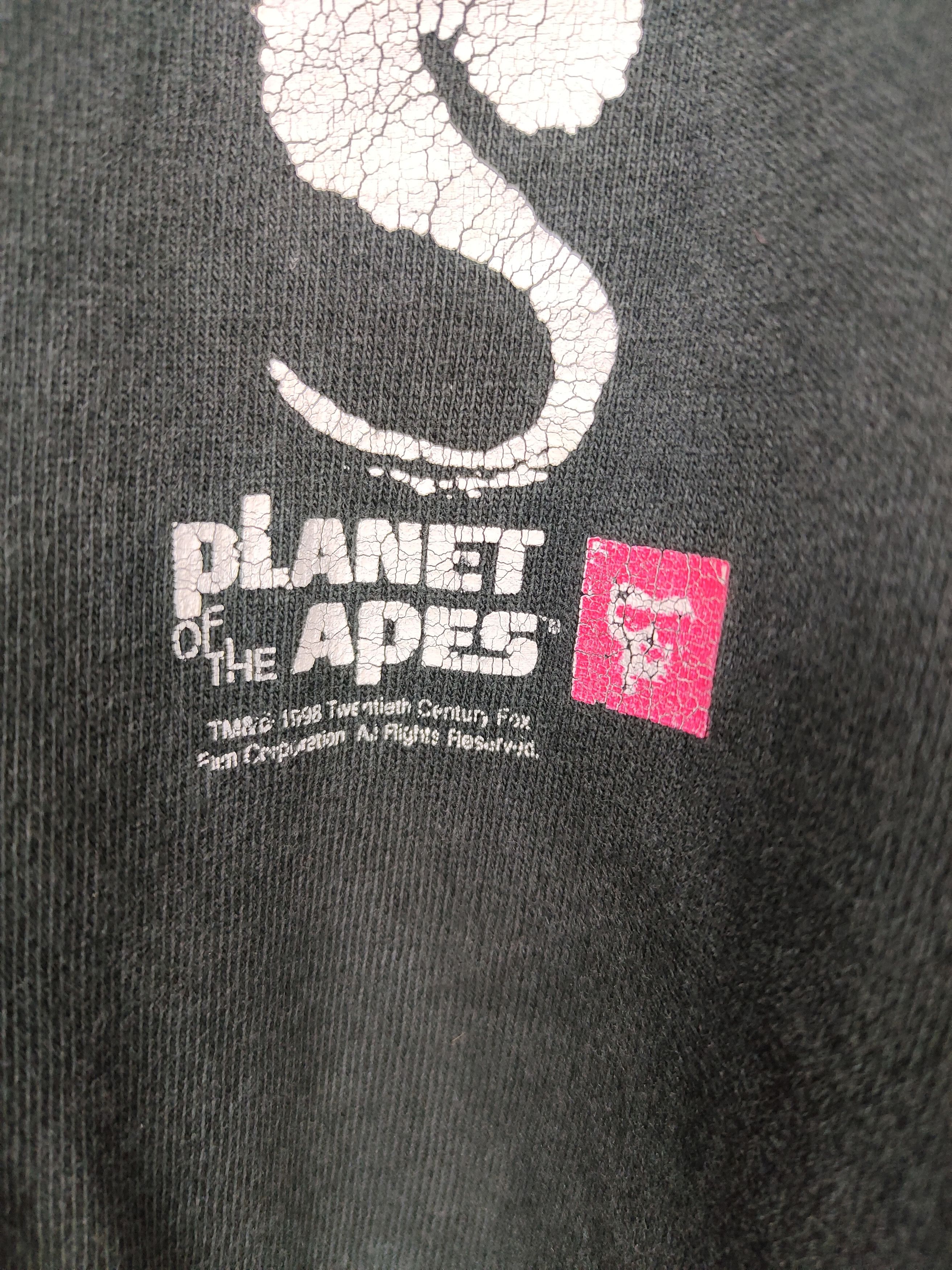 Vintage Vintage 90s Planet of the Apes Movie Shirt Size US M / EU 48-50 / 2 - 4 Thumbnail