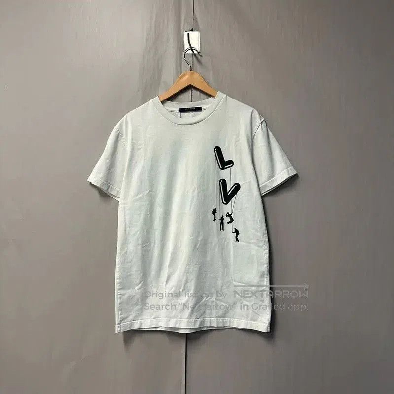 Louis Vuitton Louis Vuitton White XL Men's T-Shirt . Size US XL / EU 56 / 4 - 1 Thumbnail