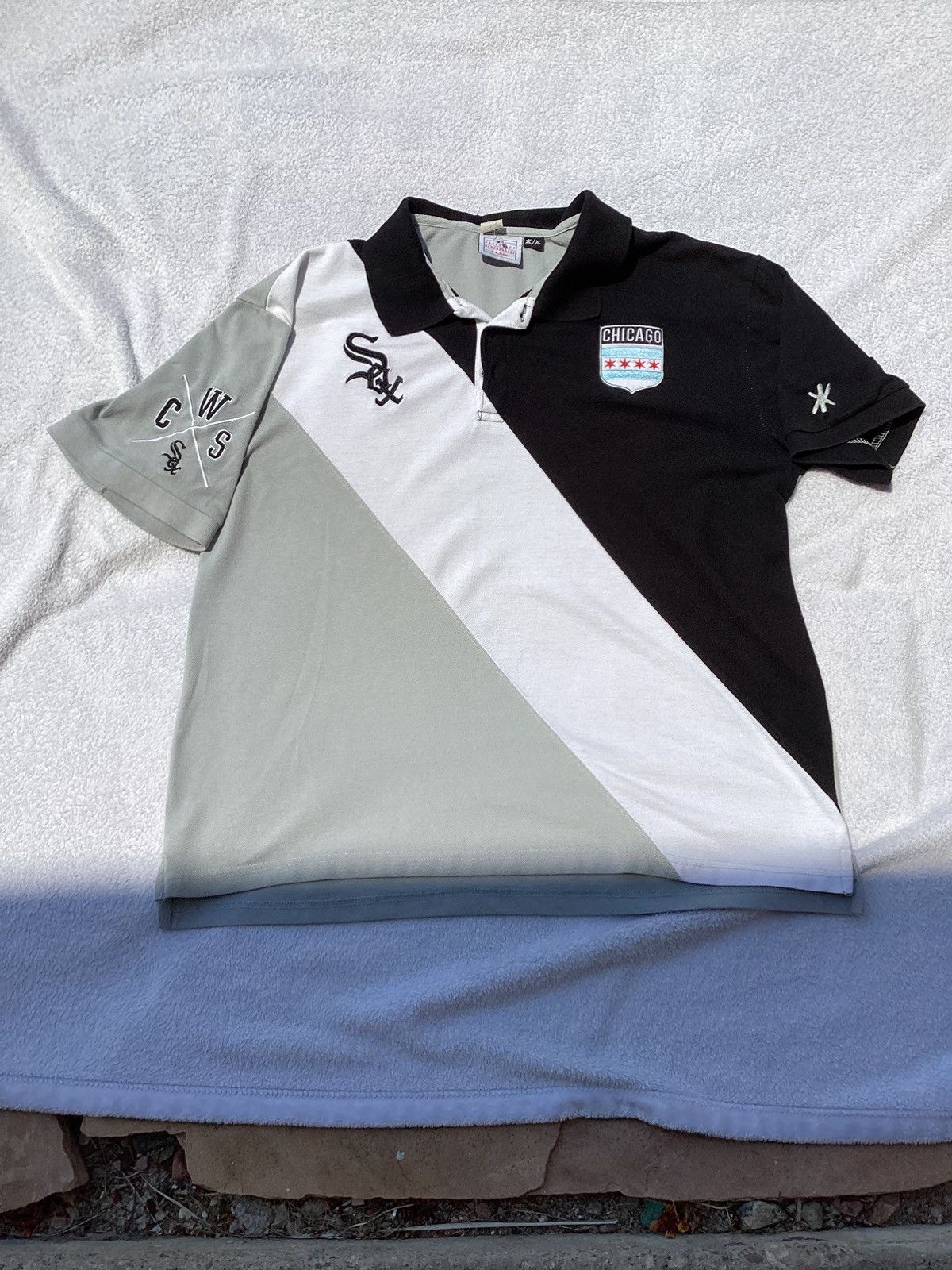 Vintage 90s/Y2K, Chicago White Sox, MLB polo T-shirt