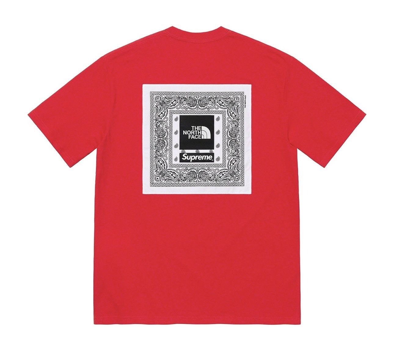 Supreme × The North Face Supreme X The North Face Bandana Tee 'Red' Size US L / EU 52-54 / 3 - 2 Thumbnail