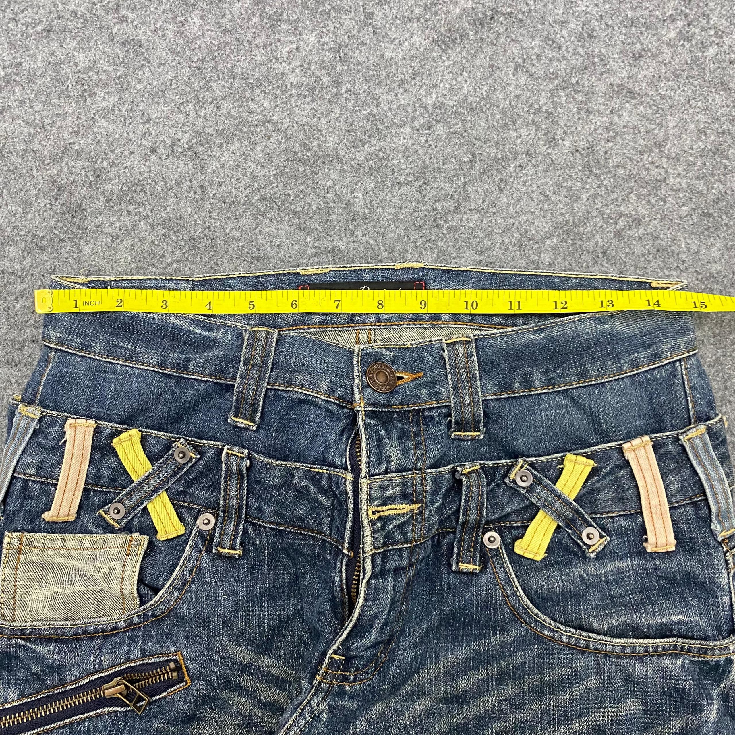 Le Grande Bleu (L.G.B.) 💥Best Offer💥Vintage Dominate Double Waist Denim Size US 30 / EU 46 - 4 Thumbnail
