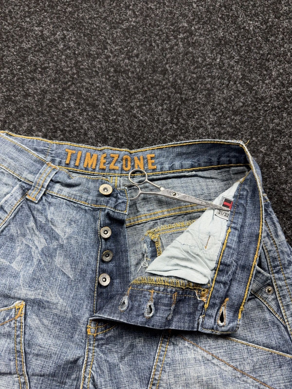 Japanese Brand Y2K 00s Japanese Number Nine Punk Rock Retro Avant Garde Size US 30 / EU 46 - 10 Thumbnail