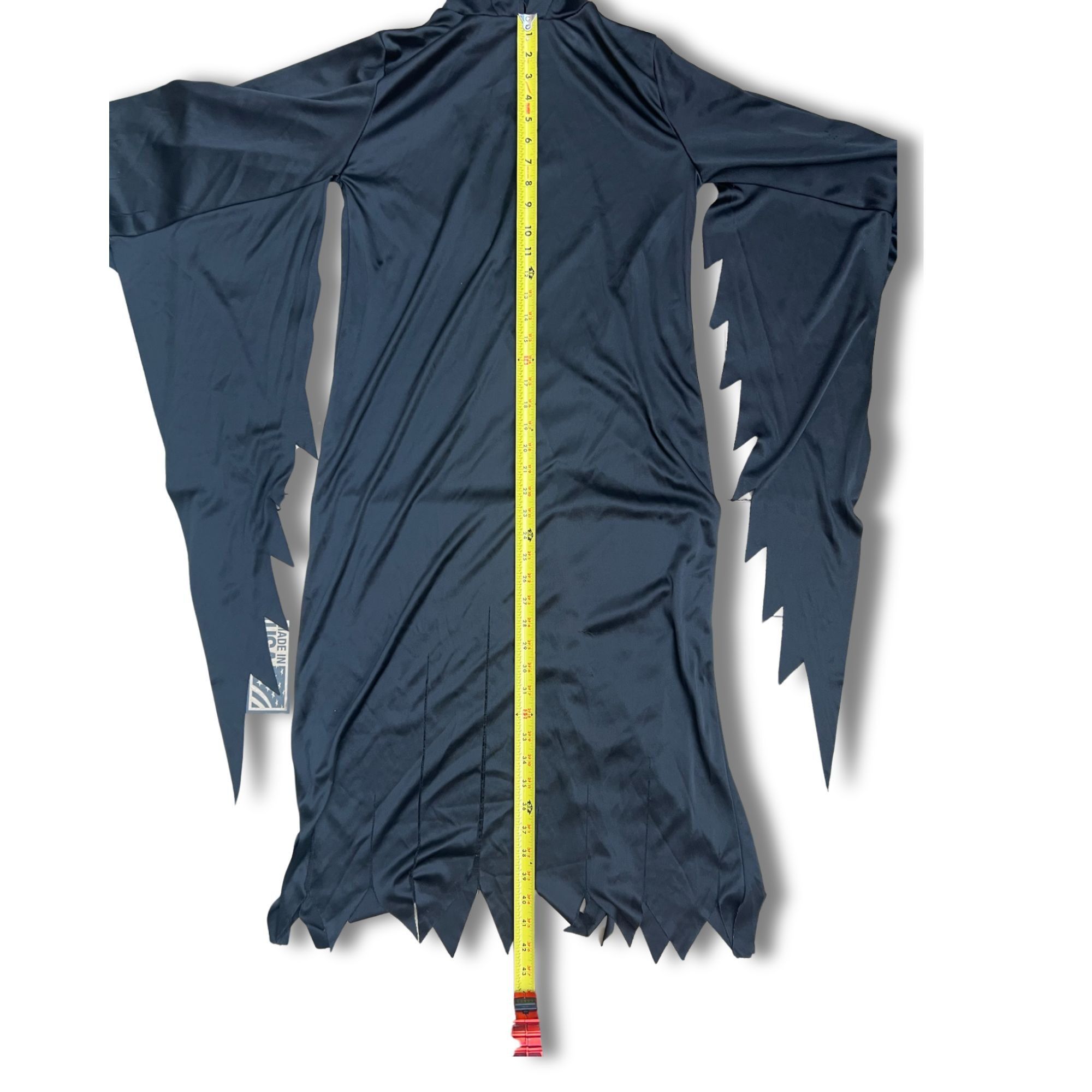 Other Grim Reaper Halloween Costume With Hood & Jagged Sleeves Adu Size US L / EU 52-54 / 3 - 3 Thumbnail
