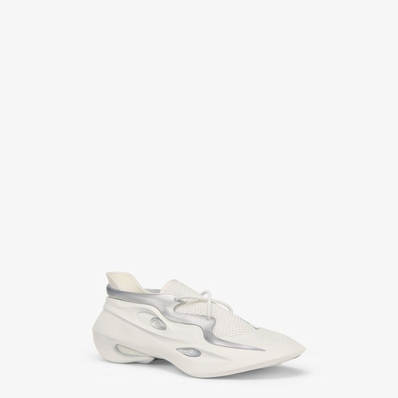 Fendi o1s1wg111225 Fendi Mad Sneakers in White Size US 12 / EU 45 - 2 Thumbnail