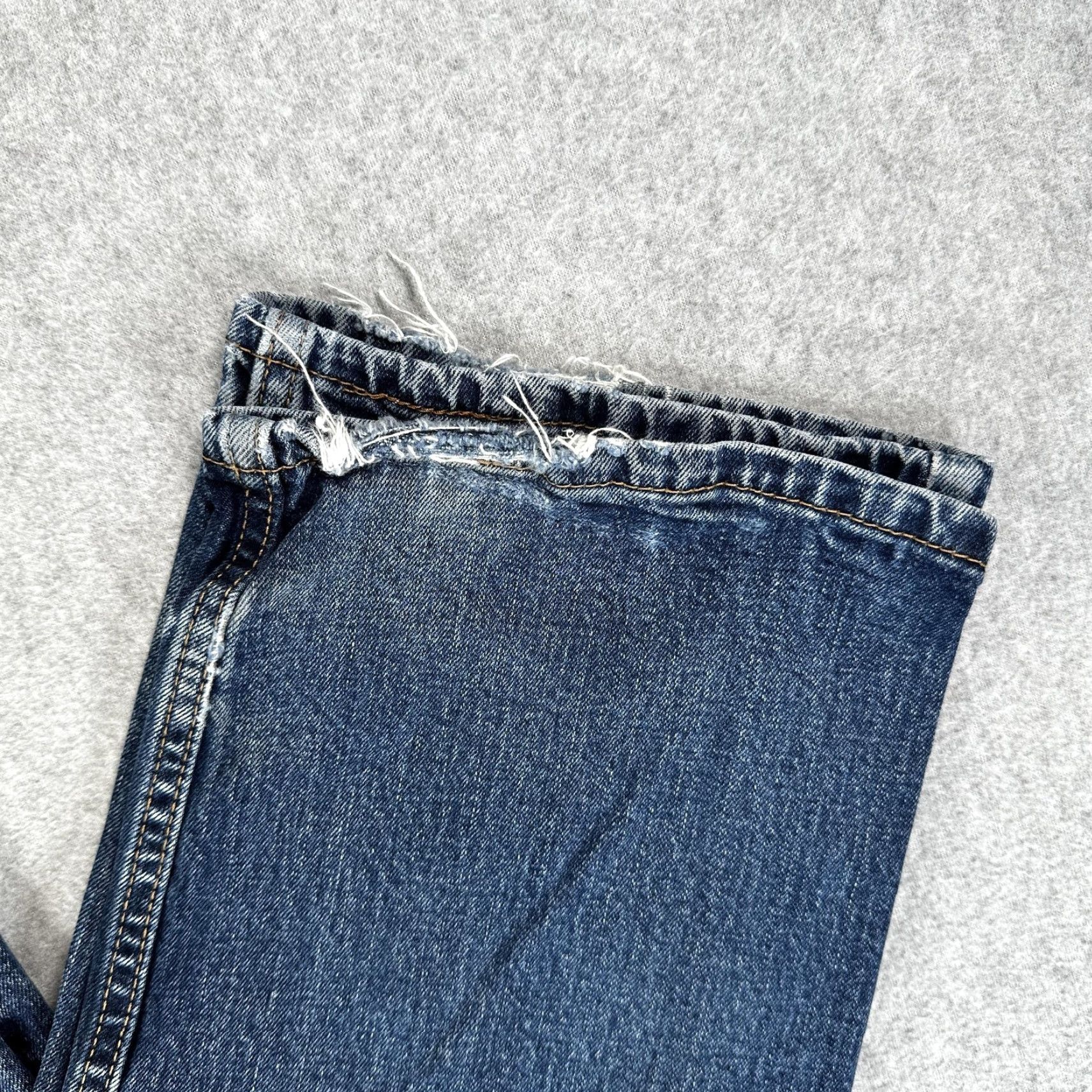 Levi's Levi's 505 Jeans Mens 36x31 Blue Straight Regular Fit Medium Wash Denim Pants Size US 36 / EU 52 - 3 Thumbnail