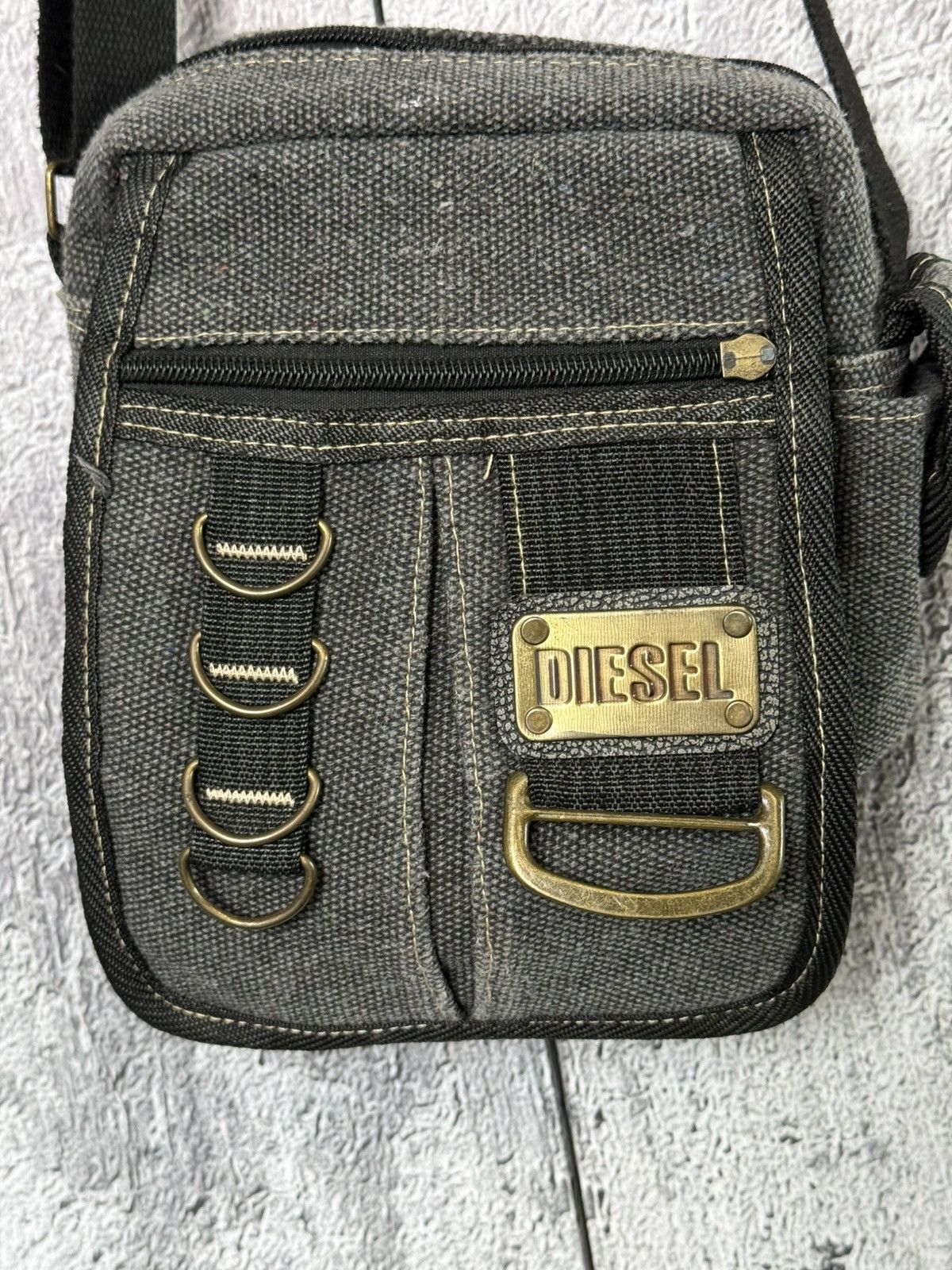 Diesel Vintage Diesel Crossbody Messenger Bag Military Utility Size ONE SIZE - 4 Thumbnail