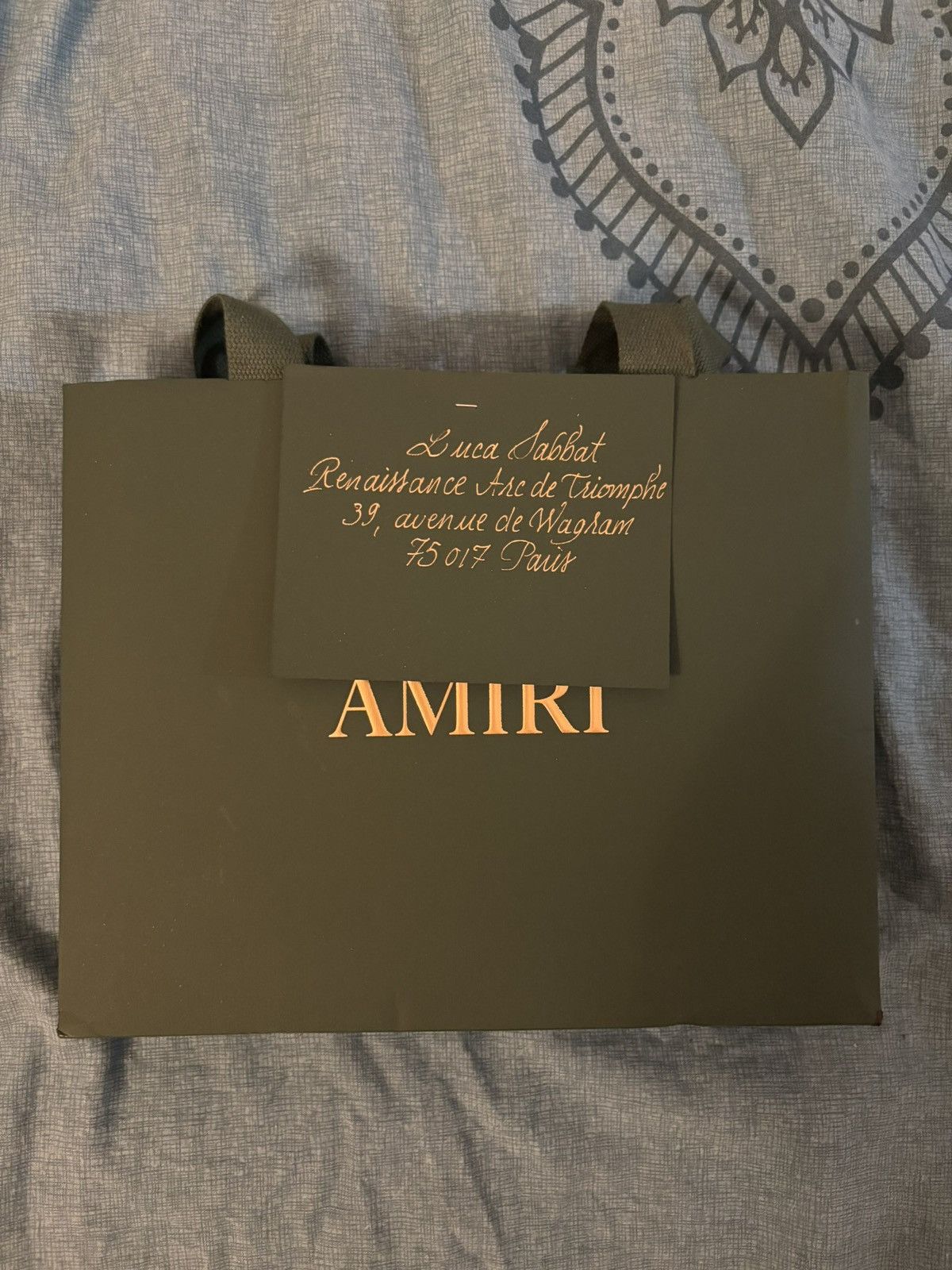 Amiri ULTRA RARE AMIRI FW26 Fashion Show Luka SabbatVIP Invitation Size ONE SIZE - 2 Thumbnail