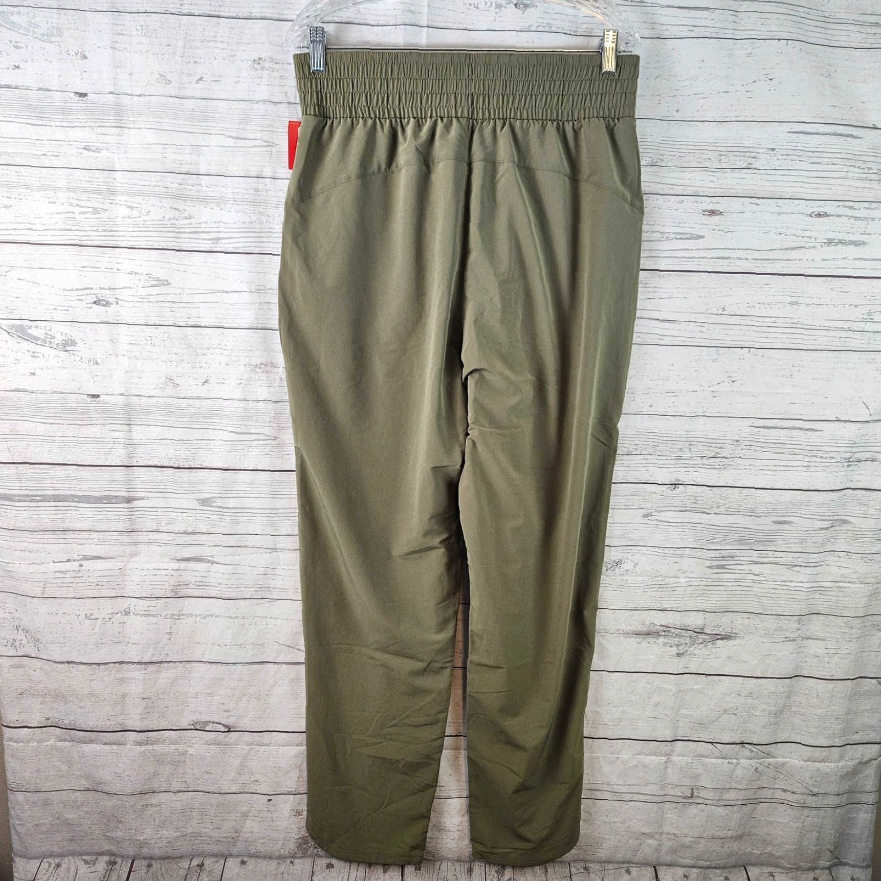 Spanx Spanx Womens Out Of Office Trouser Sz Large Tall Tuscan Olive Drawstring Pants Inseam 29 Green Size 36" / US 14 / IT 50 - 3 Thumbnail