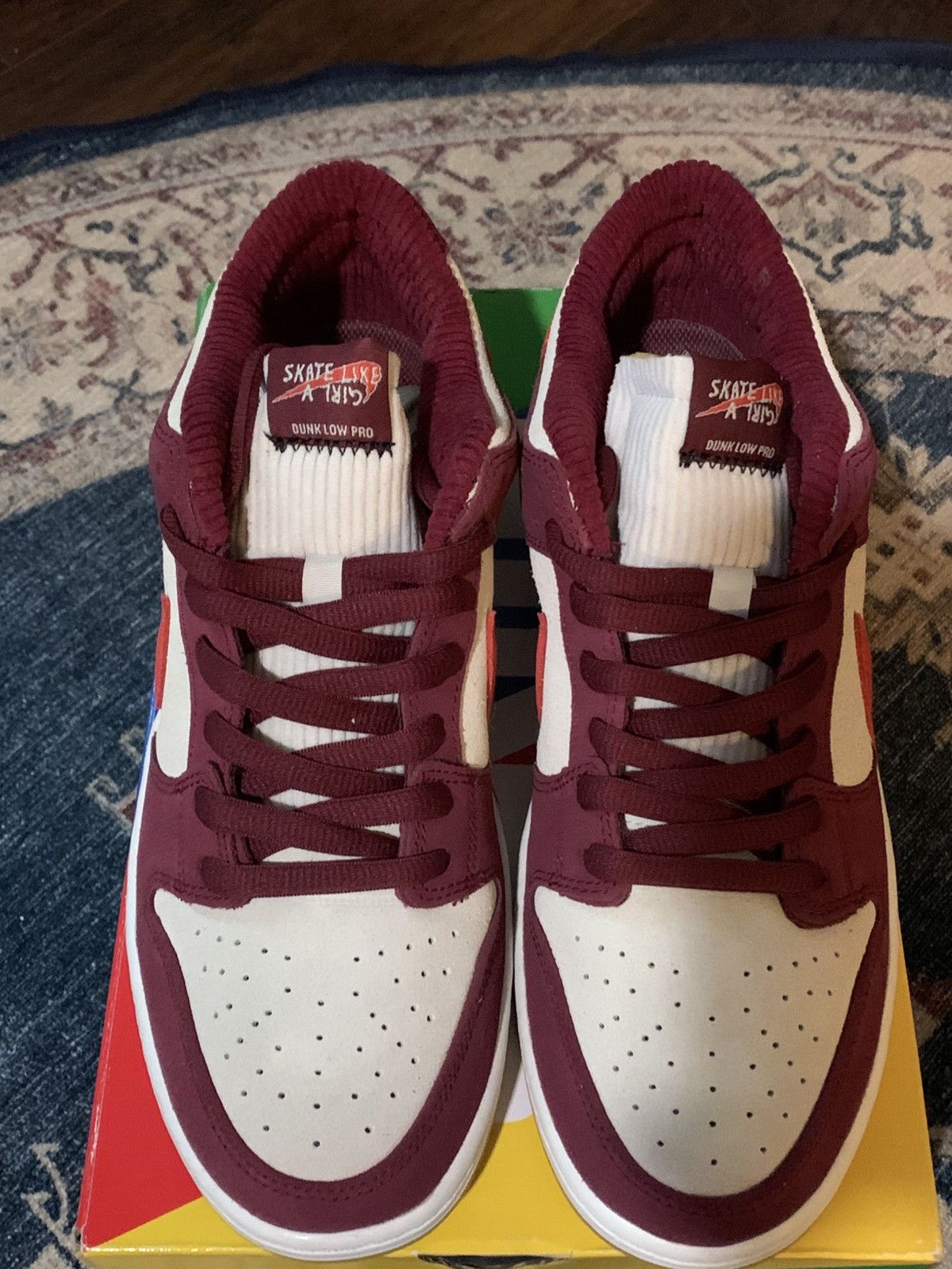 Nike 2022 Nike Sb Dunk Low Skate Like A Girl Size US 11.5 / EU 44-45 - 4 Thumbnail