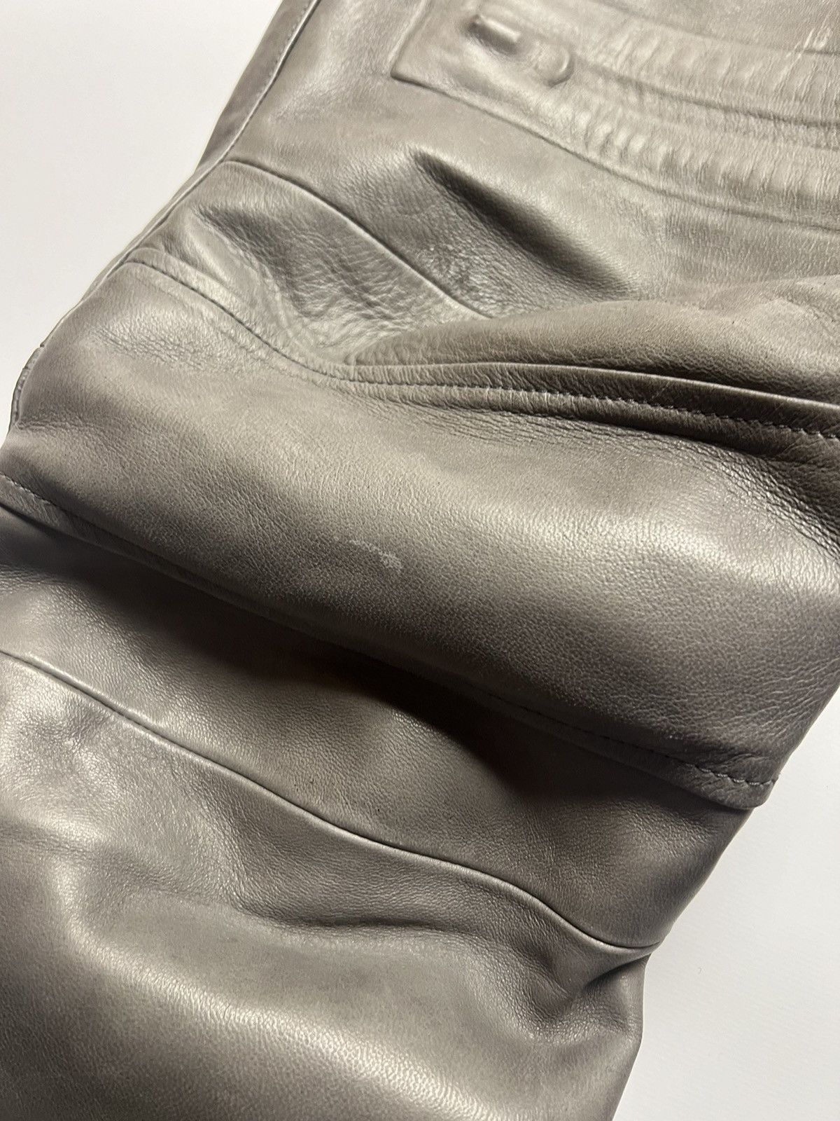 Diesel Leather P-JOSHY Pant with Trompe L' Oeil Effect Size US 31 - 11 Thumbnail