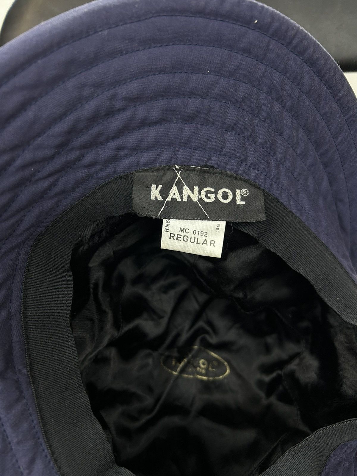 Kangol × Vintage Kangol Vintage Bucket Hat Navy Size ONE SIZE - 5 Thumbnail