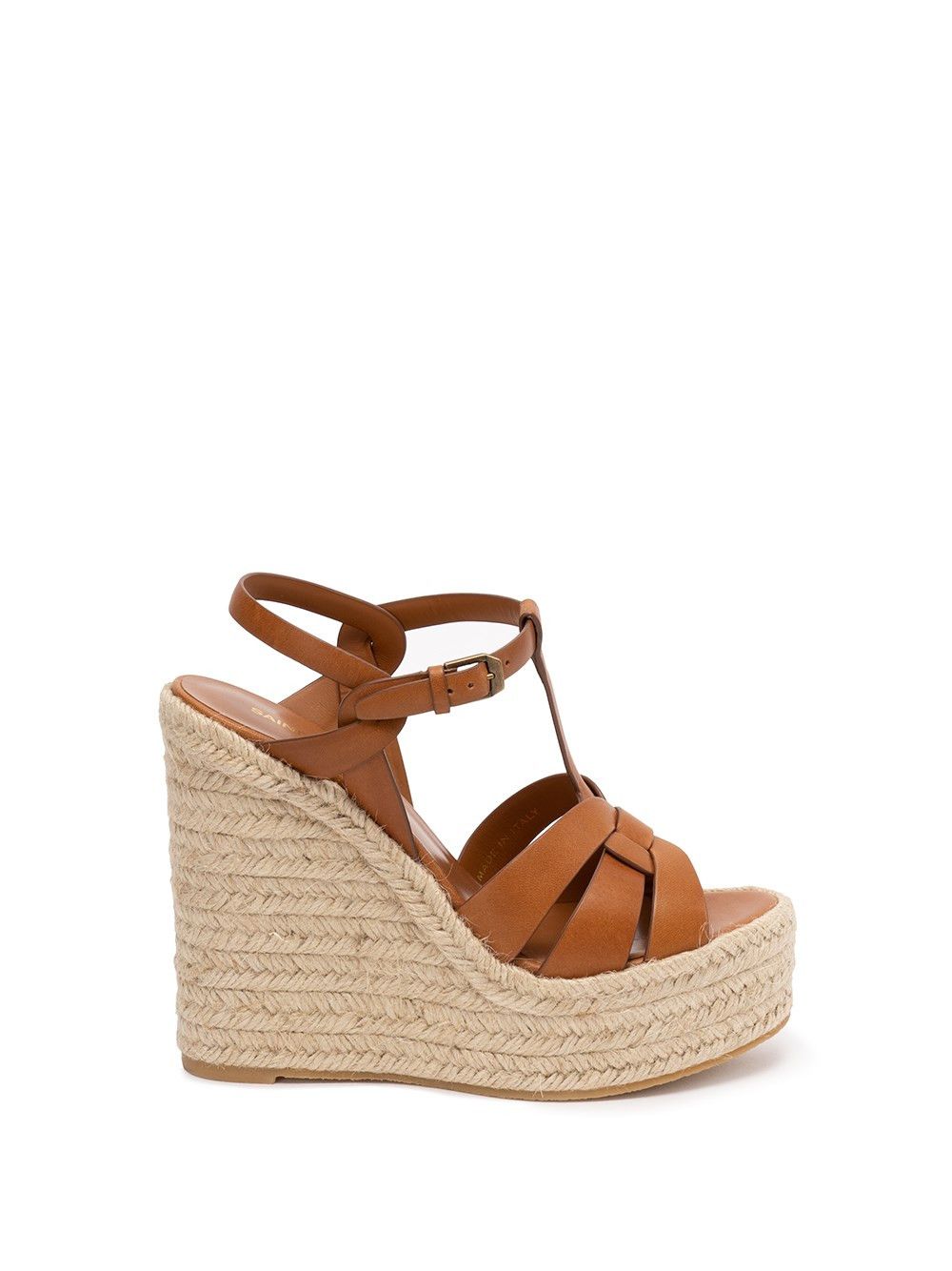 image of YVES Saint Laurent `tribute` Wedge Espadrilles Size Eu 40 For Women Shoes in Ambra