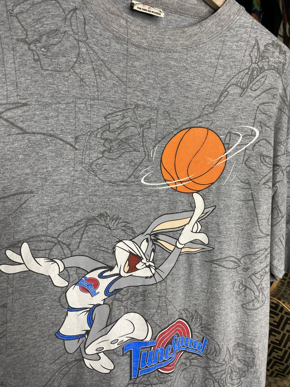 Vintage Vintage 90’s Space Jam Movie T-Shirt Vtg Looney Tunes Large Size US L / EU 52-54 / 3 - 11 Thumbnail