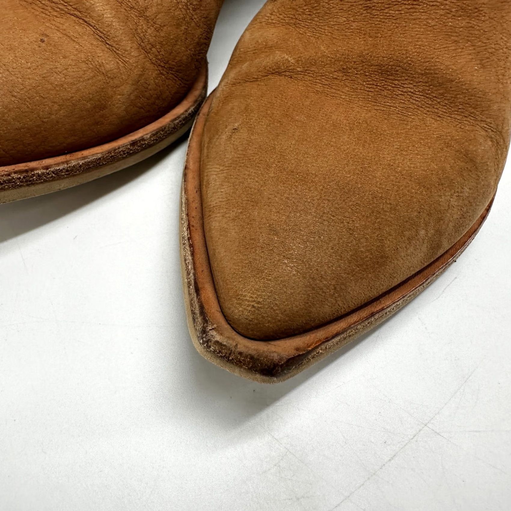 Dolce Vita Dolce Vita Shana Chelsea Boots Brown White Women's Size 6.5 Pull On Leather Casual Comfort Boots Mens? Size US 7 / IT 37 - 5 Thumbnail