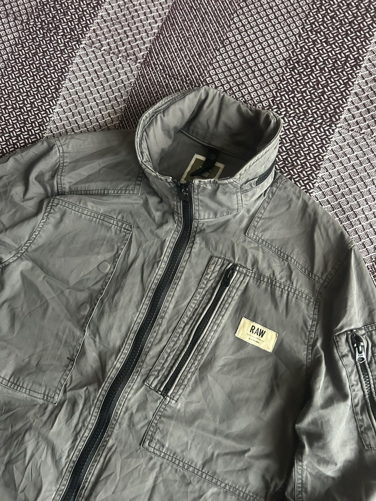 G-Star Vintage G-Star Raw Cargo Line Powel Overshirt Jacket Size L Size US L / EU 52-54 / 3 - 3 Thumbnail