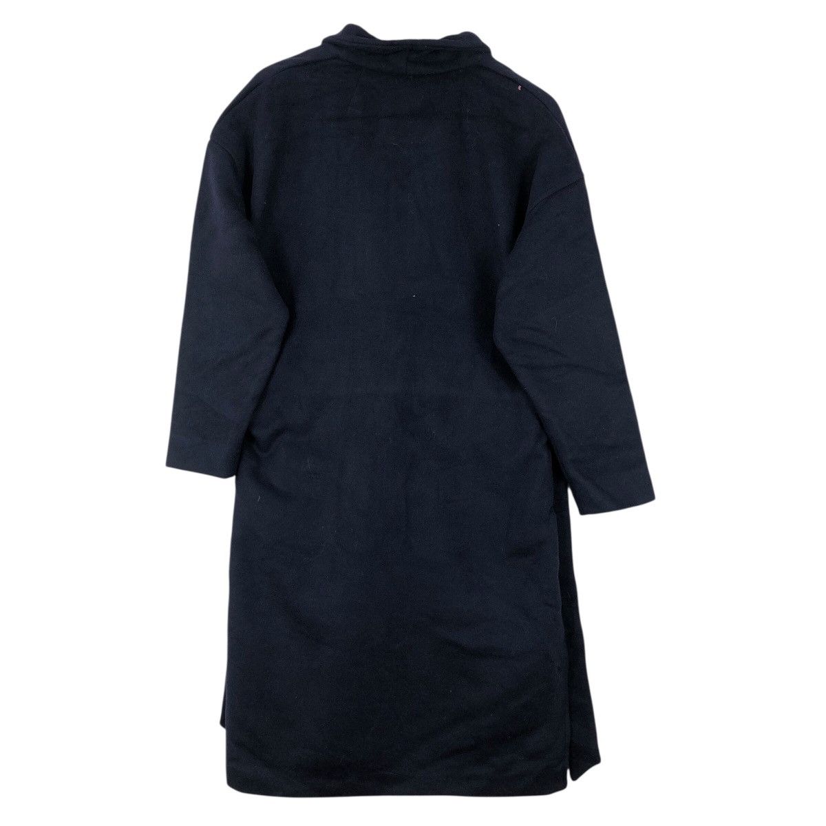 Vintage Totême Wool Belted Wrap Coat Navy S Minimalist Luxury Size US S / EU 44-46 / 1 - 5 Thumbnail